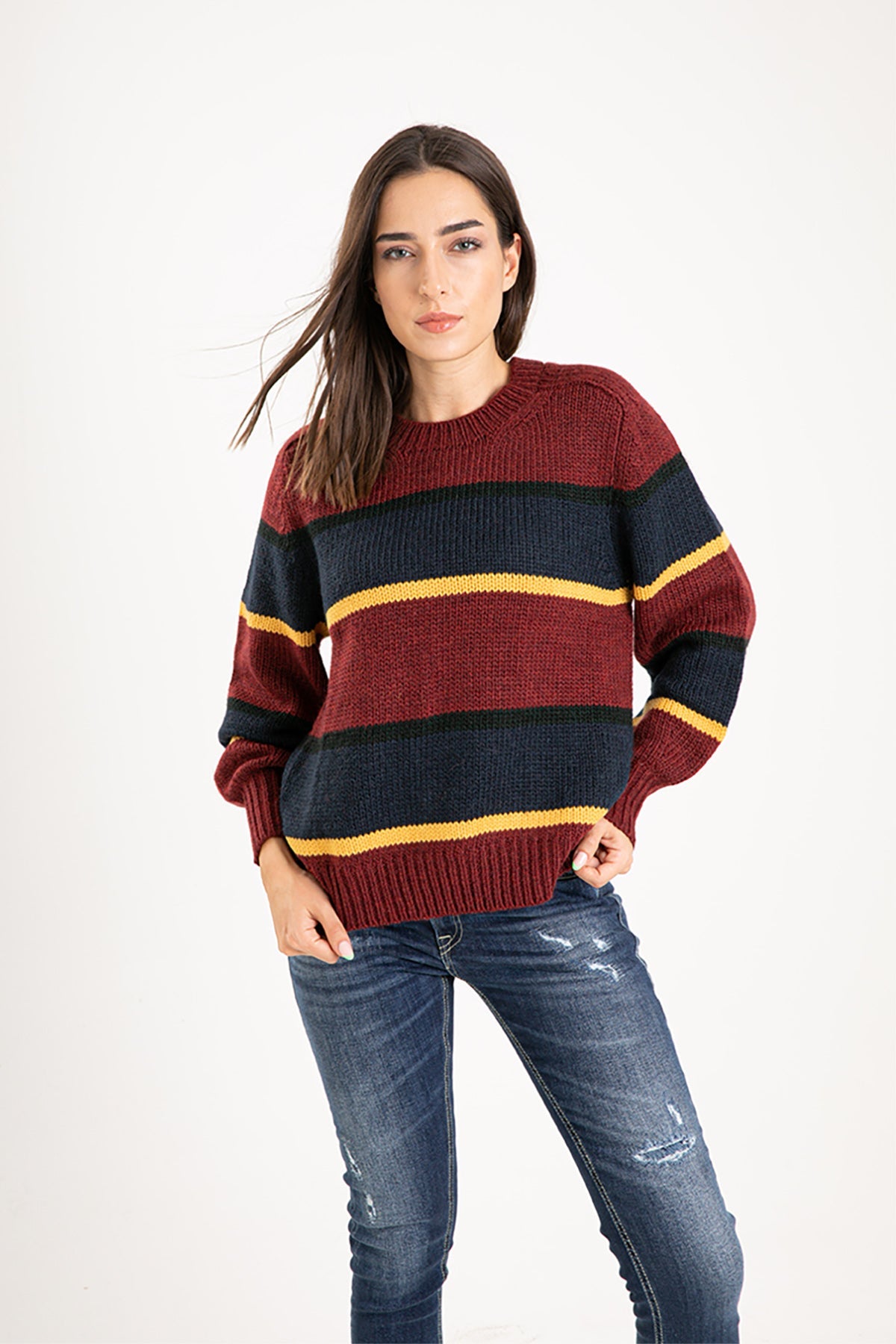 Polo Ralph Lauren Yuvarlak Yaka Yün Kazak