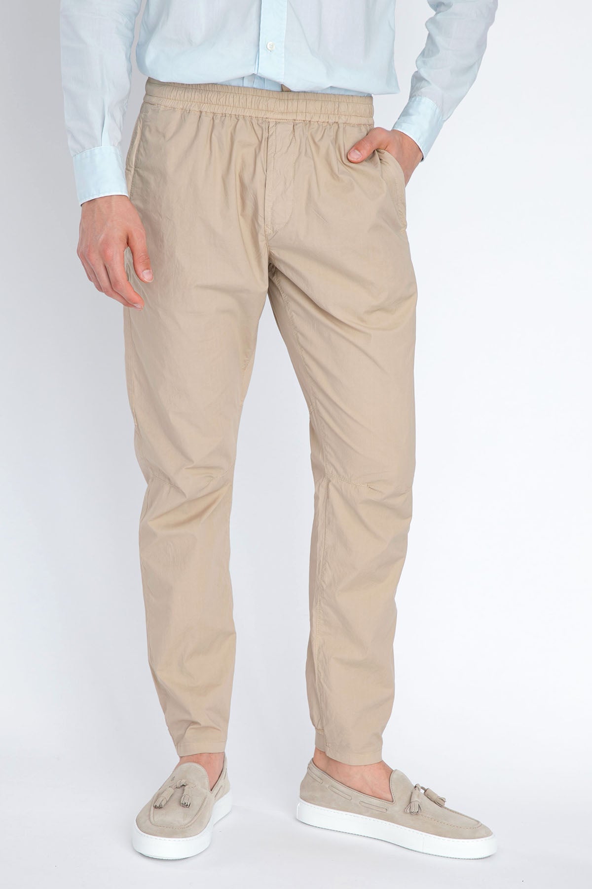 Fradi Beli Lastikli Streç Pantolon