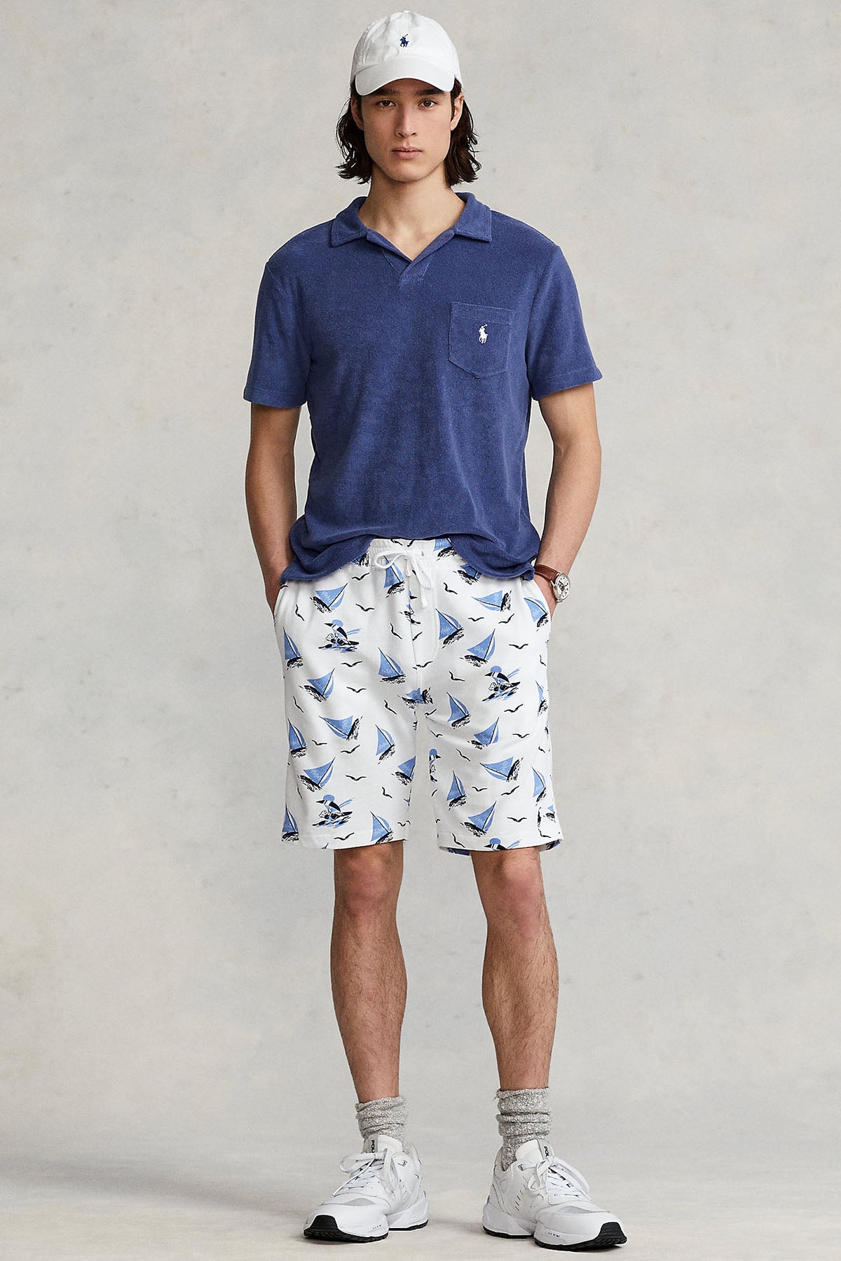 Polo Ralph Lauren Beli Lastikli Polo Bear Penye Şort