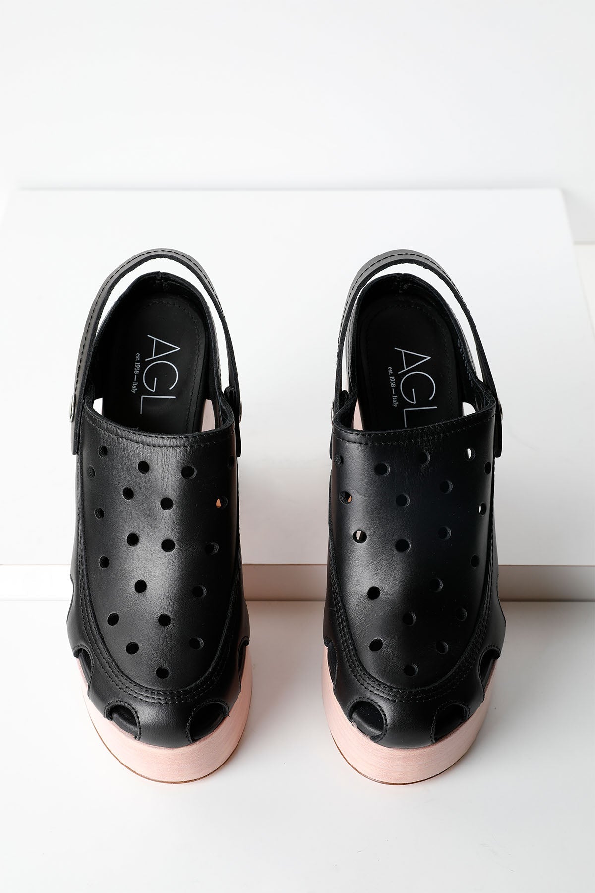 Agl Alyssa Kalın Topuklu Deri Sandalet