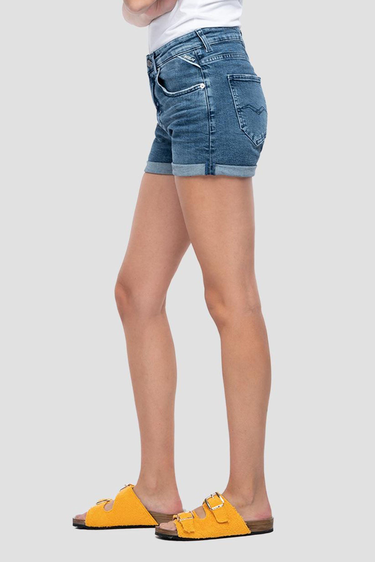 Replay Anyta Baggy Fit Jean Şort