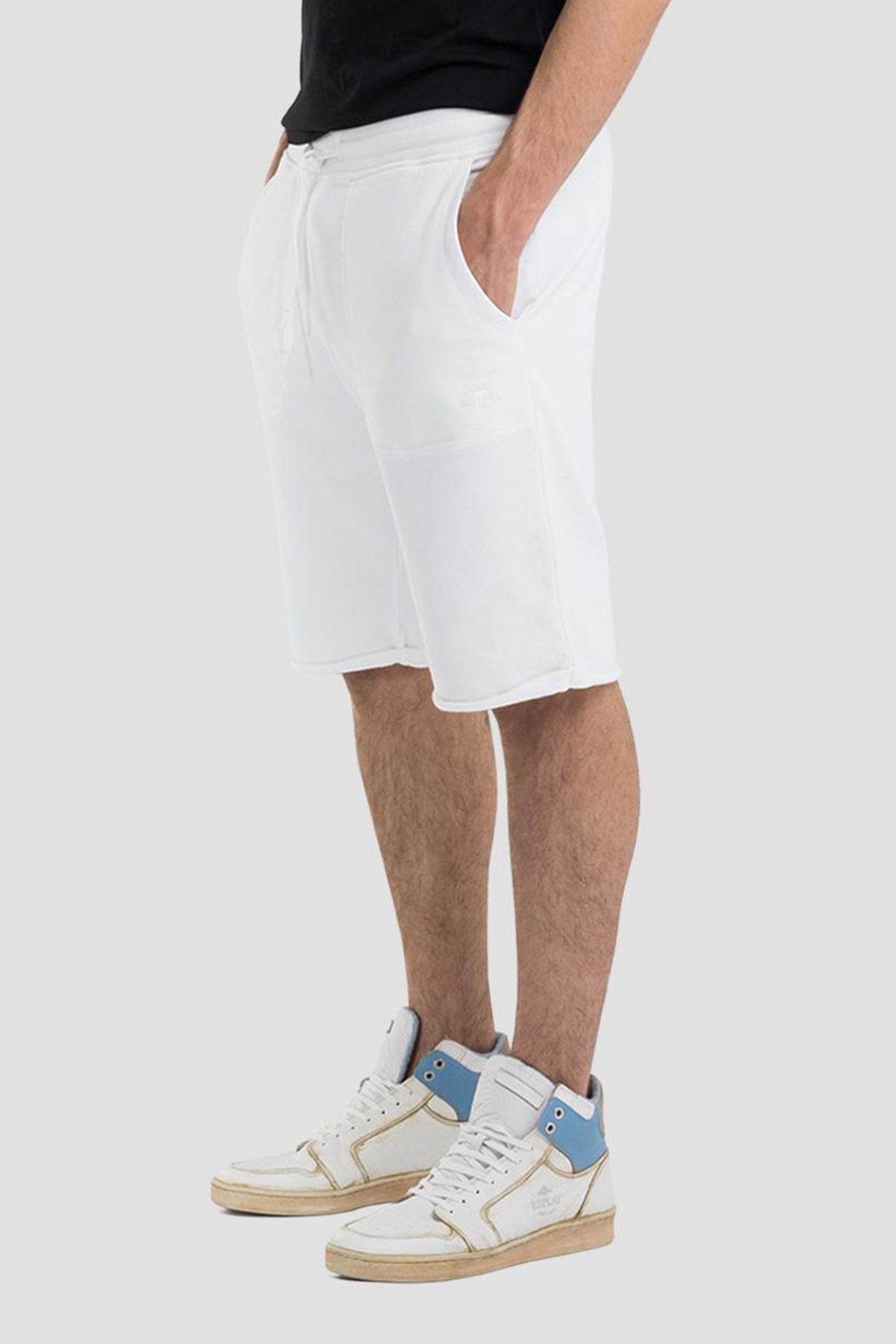 Replay Beli Lastikli Penye Şort