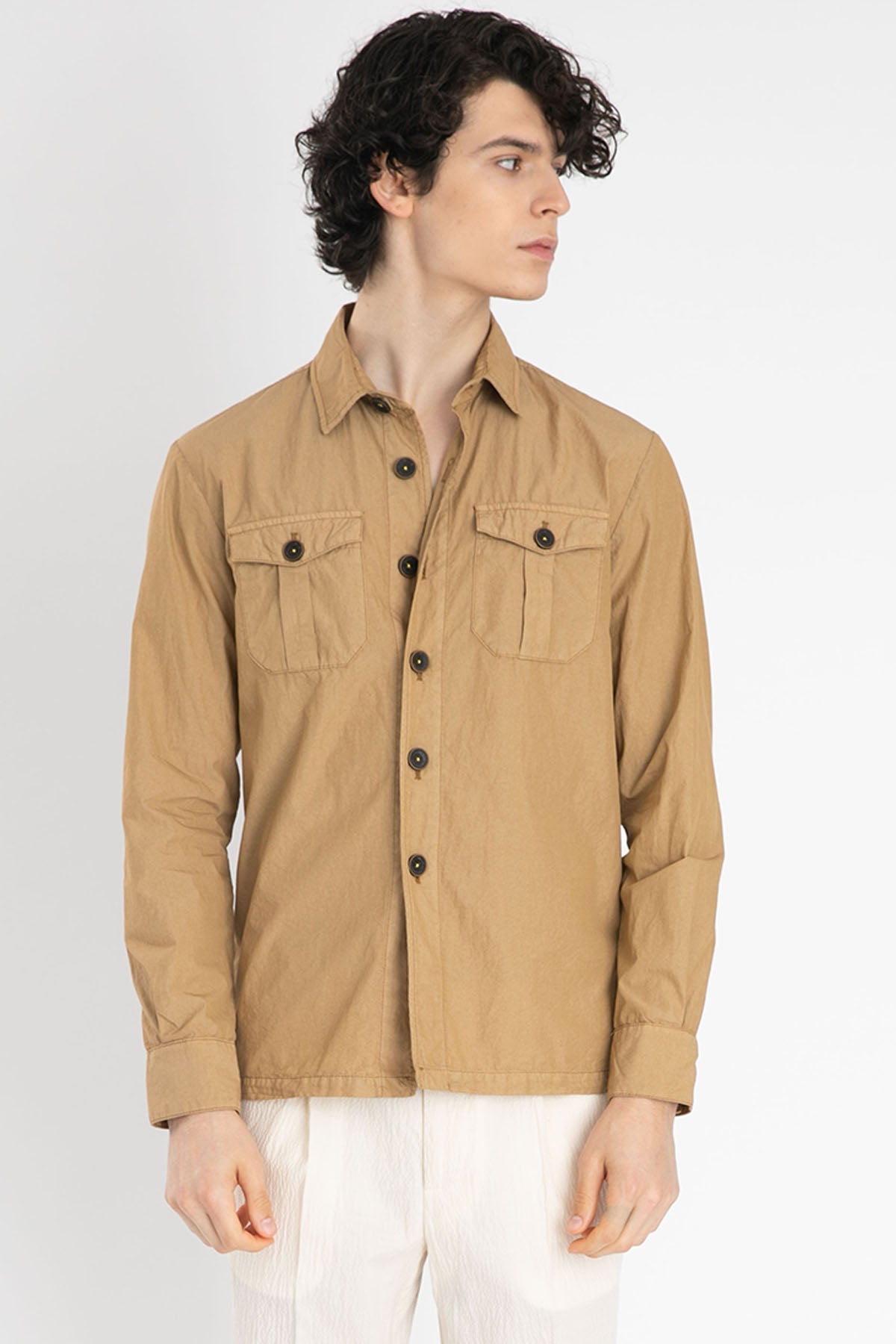 Manuel Ritz Kapak Cepli Gömlek Ceket