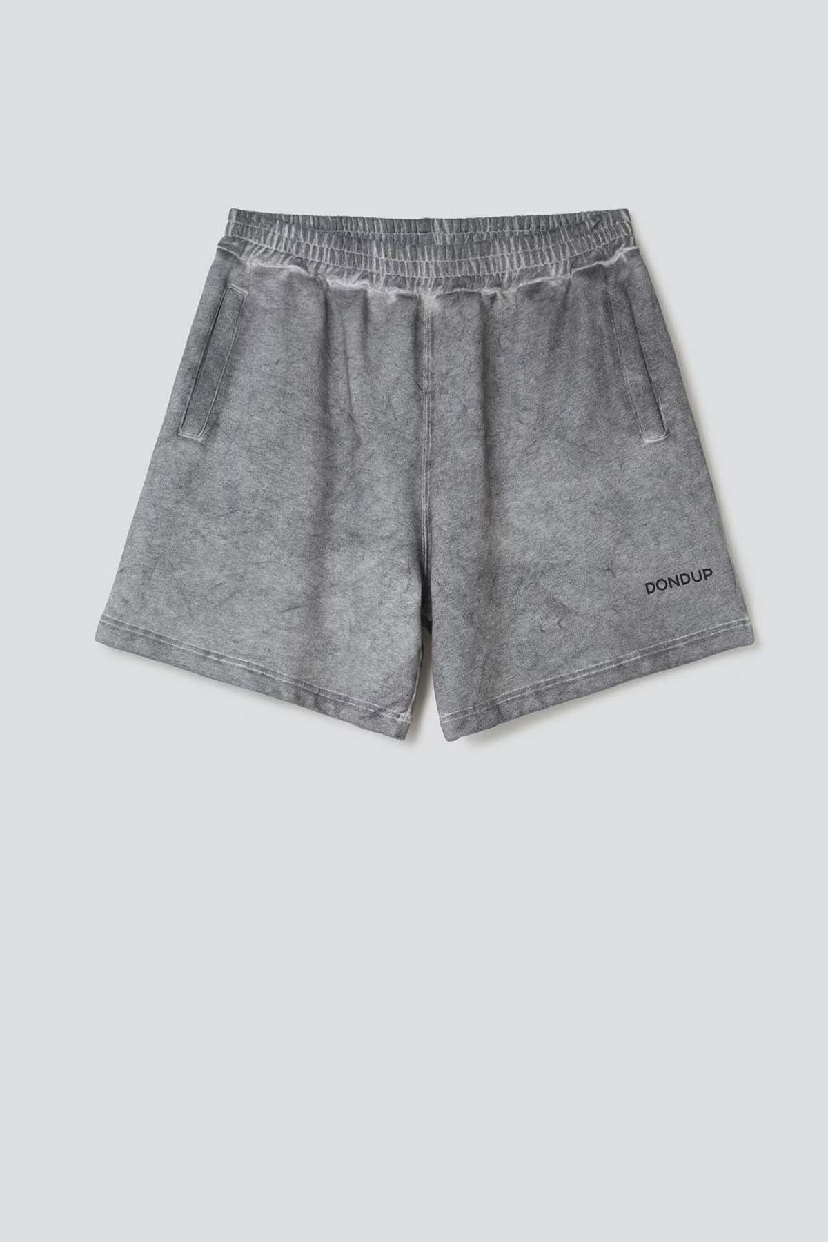 Dondup Beli Lastikli Yıkamalı Penye Şort