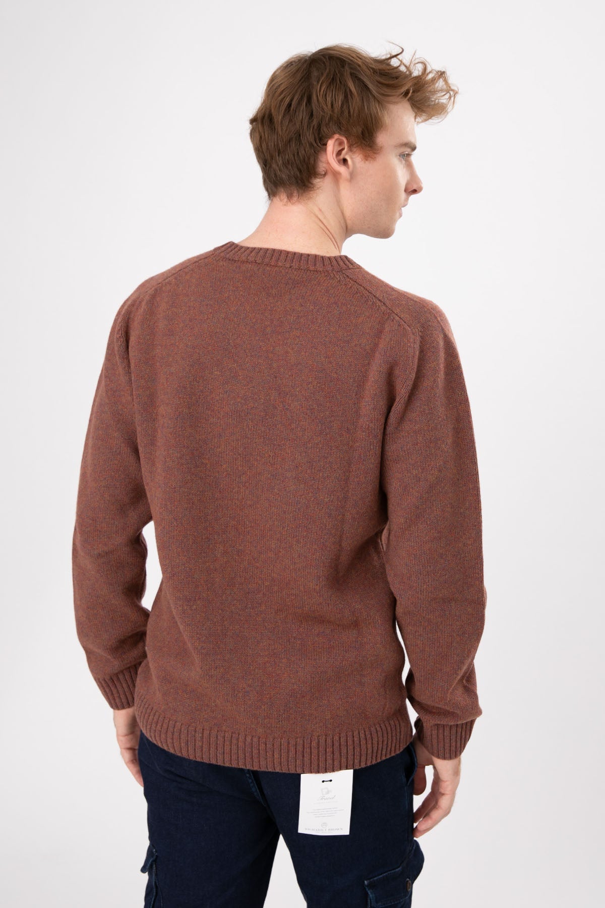 Manifattura Yuvarlak Yaka Örgü Yün Triko