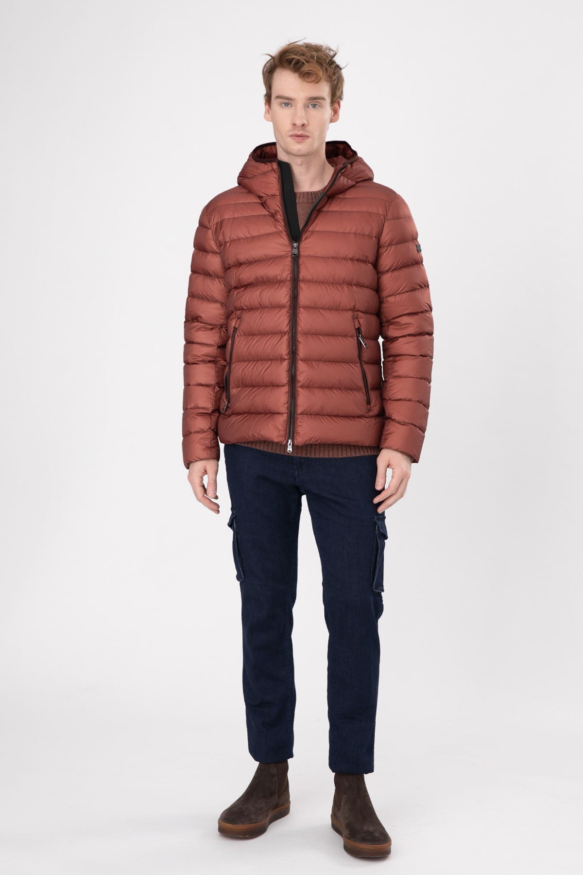 Manifattura Yuvarlak Yaka Örgü Yün Triko