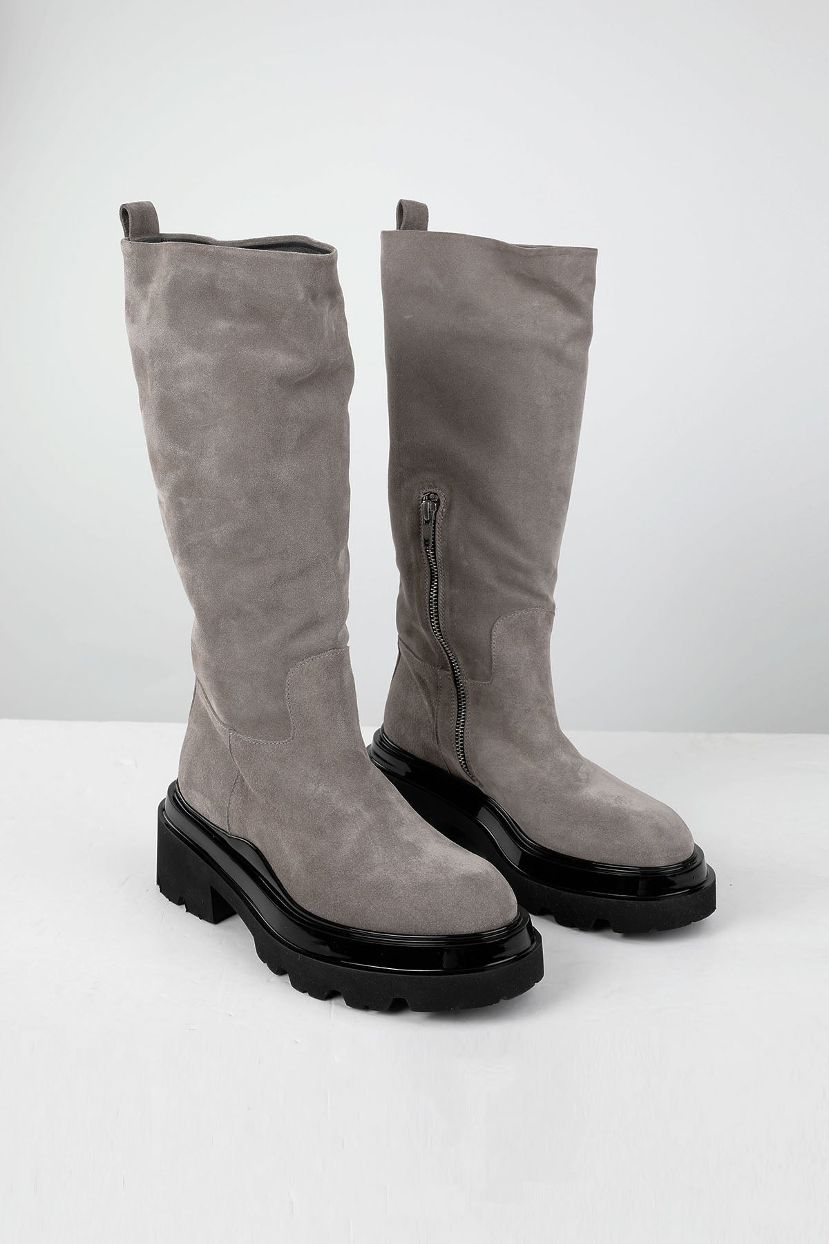 Fruit Extralight Taban Fermuarlı Süet Çizme