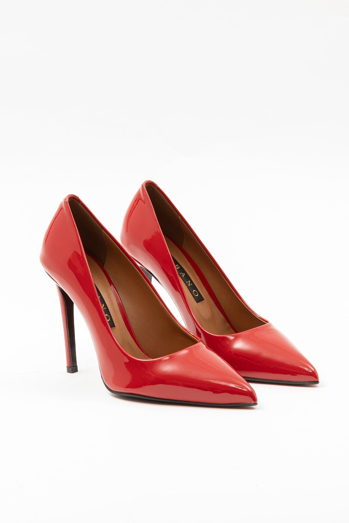 Albano Rugan Deri Stiletto Ayakkabı