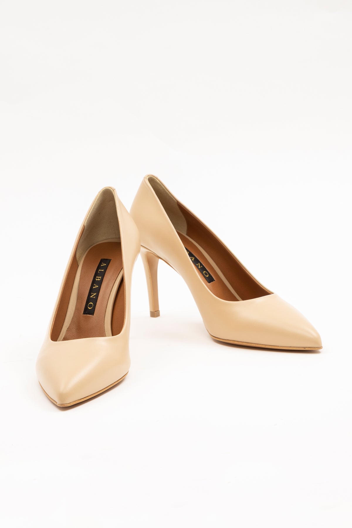 Albano Deri Stiletto Ayakkabı