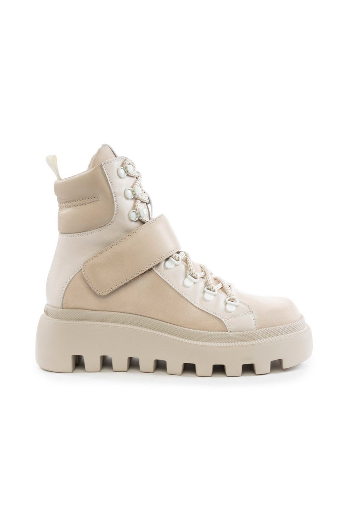 Vic Matie Küt Burun Cırcırt Bantlı Süet Deri Bot