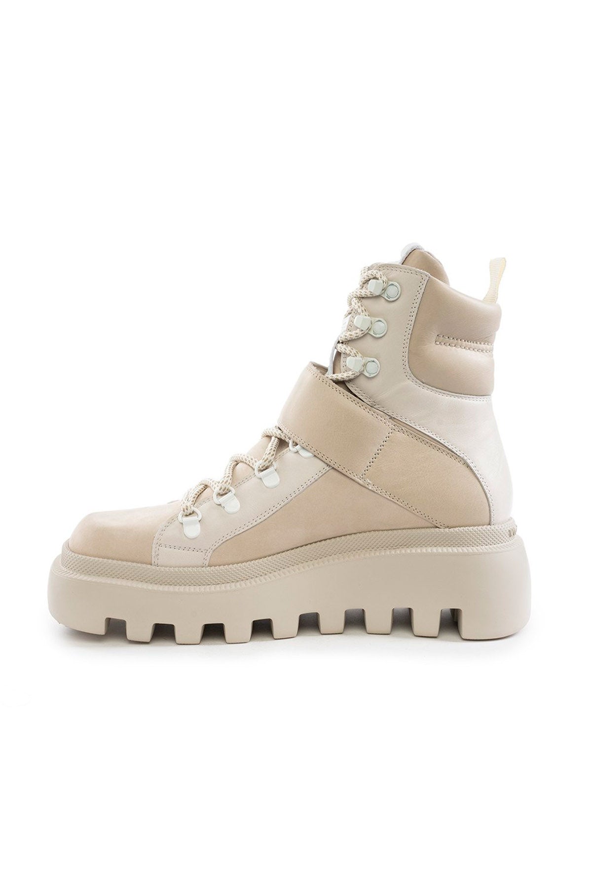 Vic Matie Küt Burun Cırcırt Bantlı Süet Deri Bot