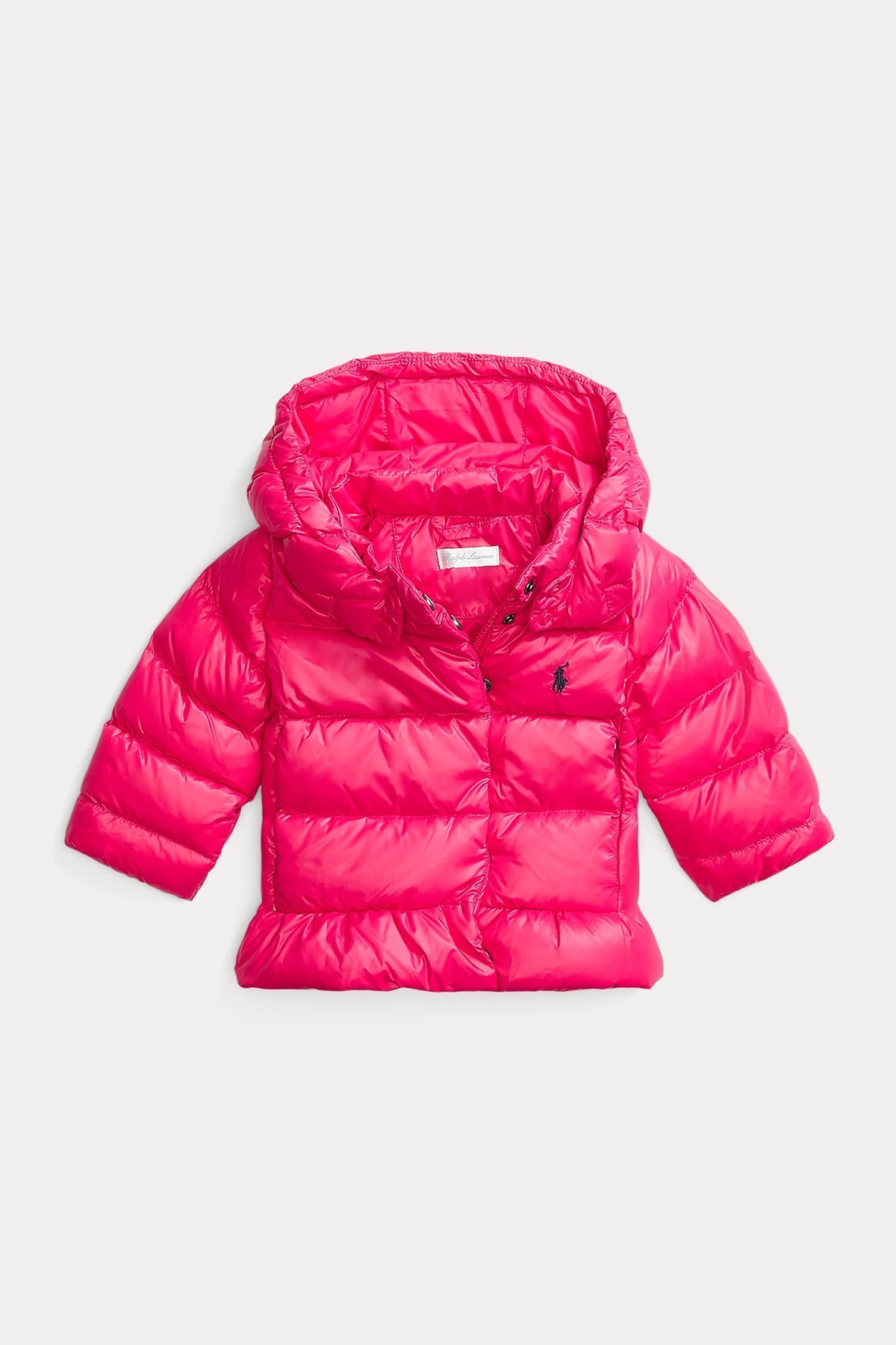 Polo Ralph Lauren Kids 12-24 Aylık Kız Bebek Kapüşonlu Puffer Mont