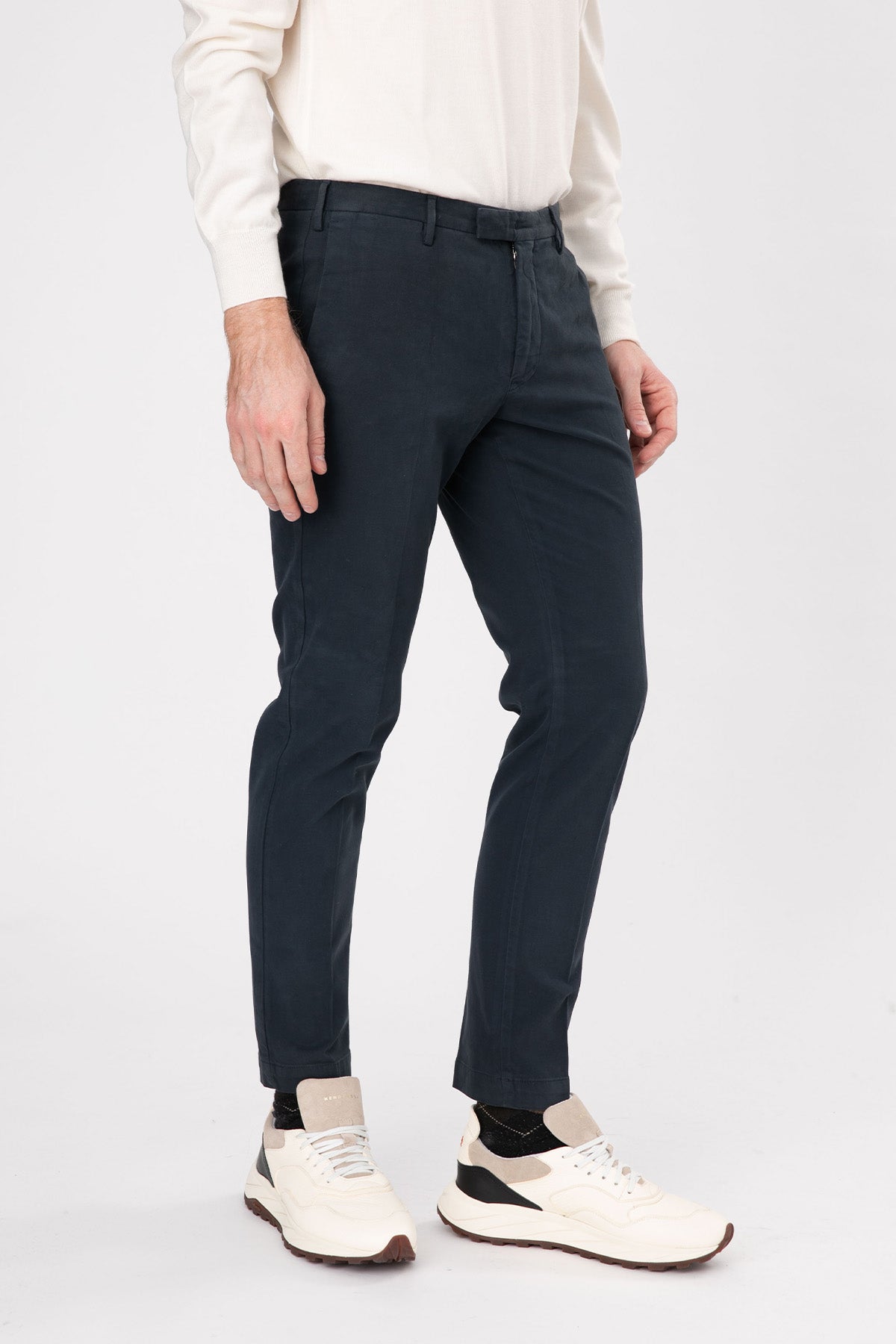 Pantaloni Torino Skinny Fit Yandan Cepli Streç Pantolon