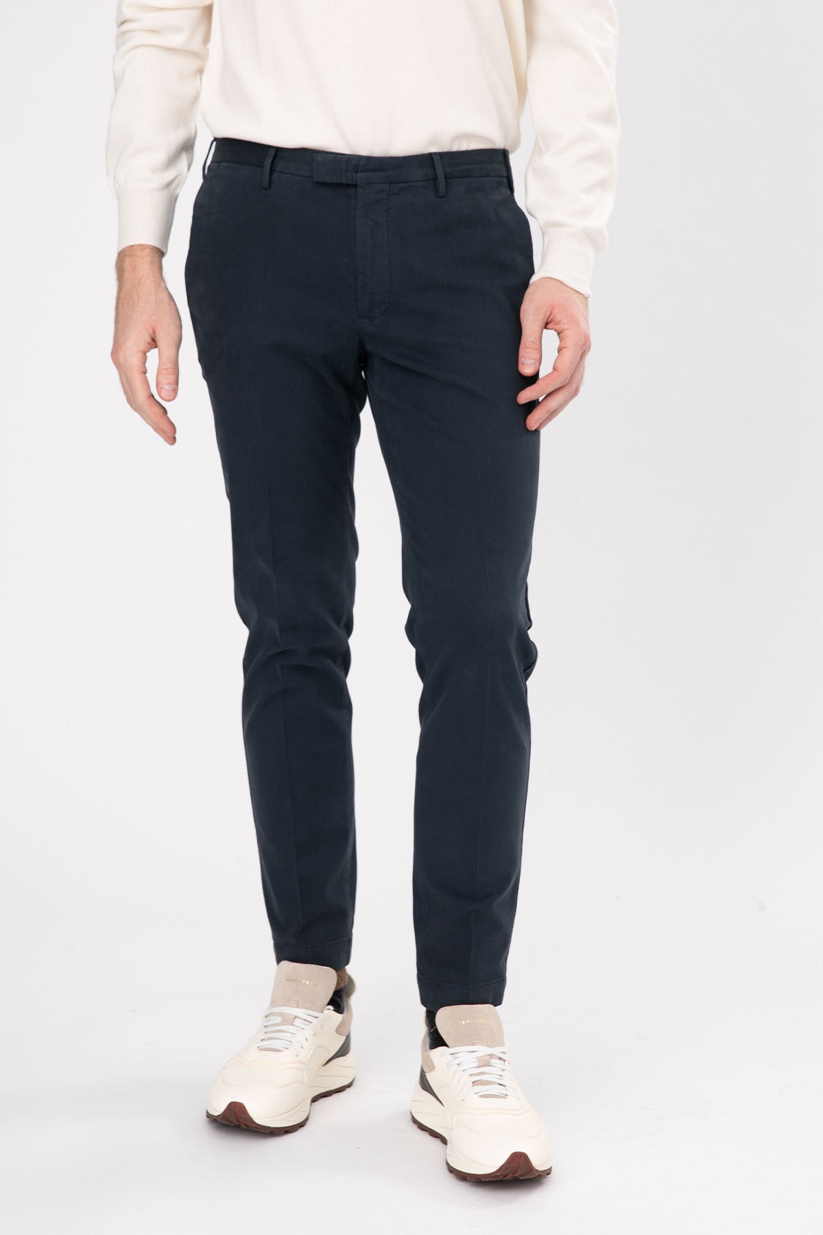 Pantaloni Torino Skinny Fit Yandan Cepli Streç Pantolon