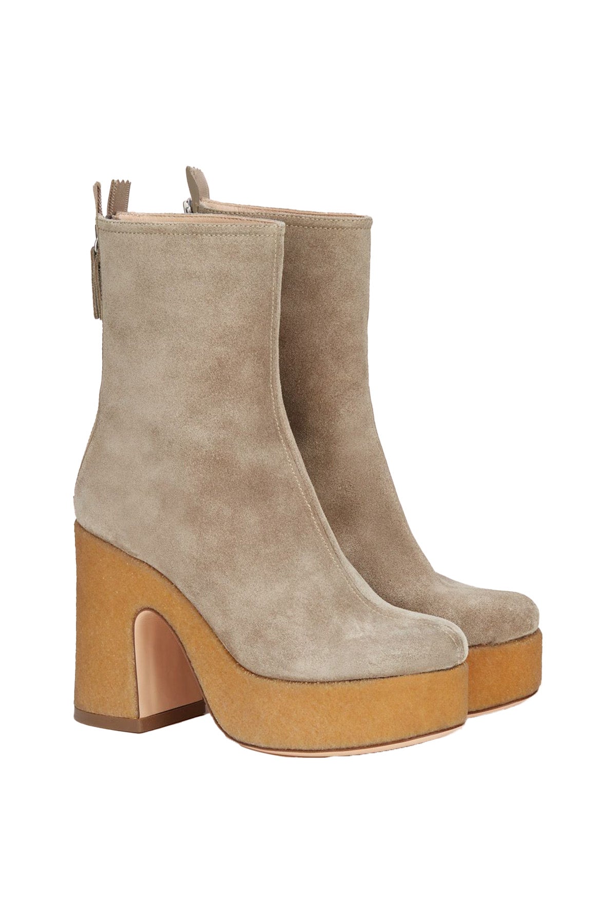 Agl Shan Platform Topuklu Süet Bot