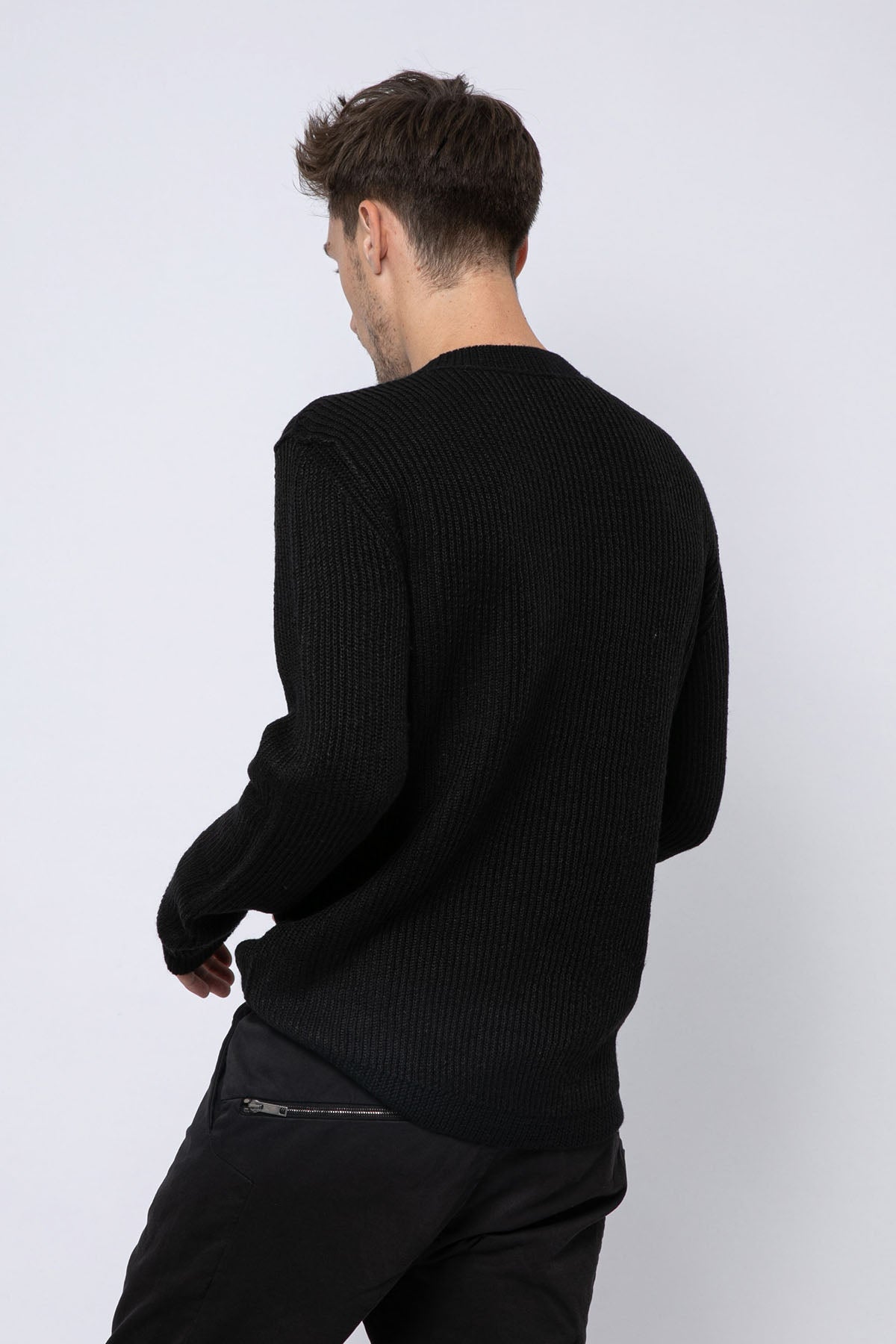 Transit Keten Karışımlı Örgü Yün Triko