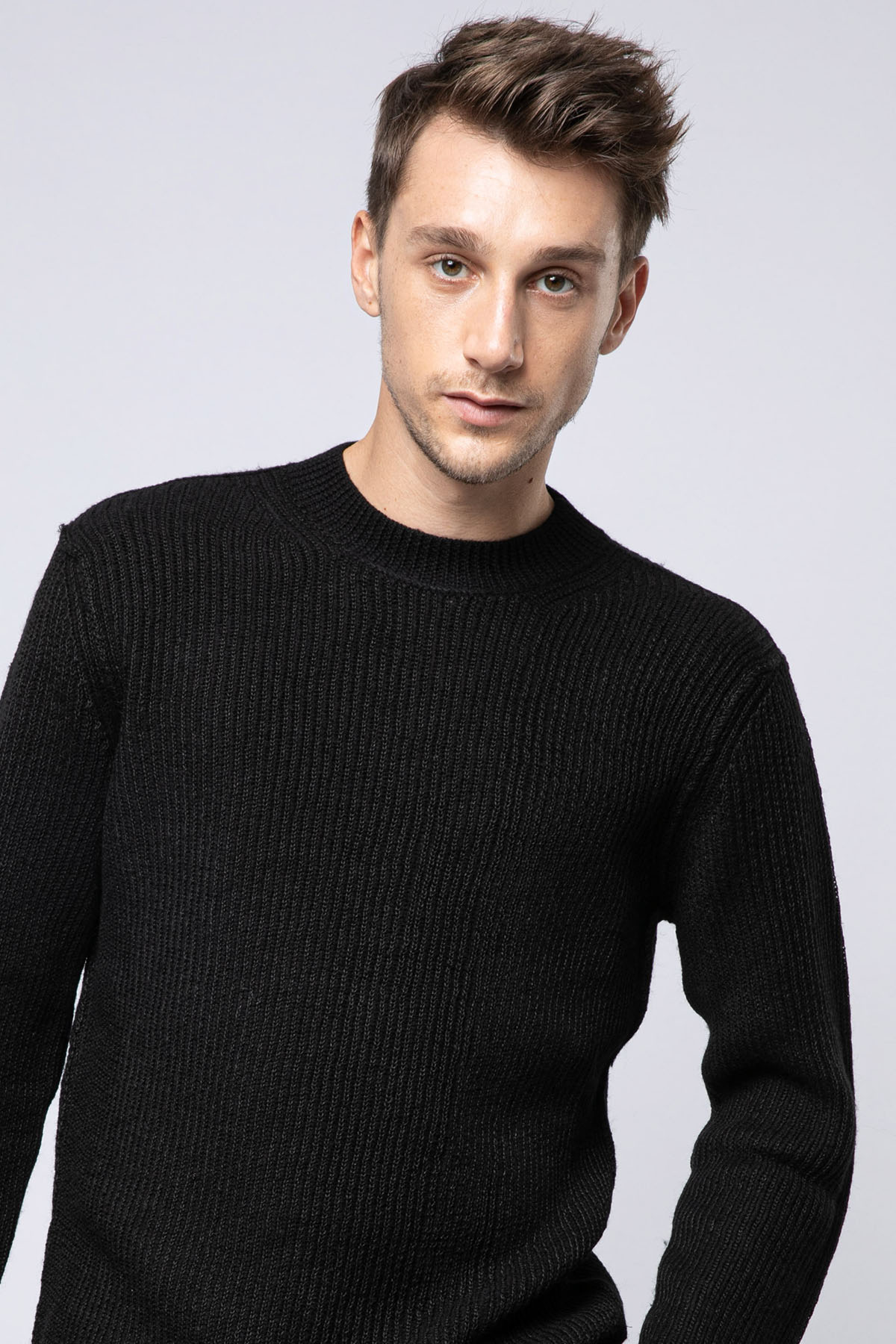 Transit Keten Karışımlı Örgü Yün Triko