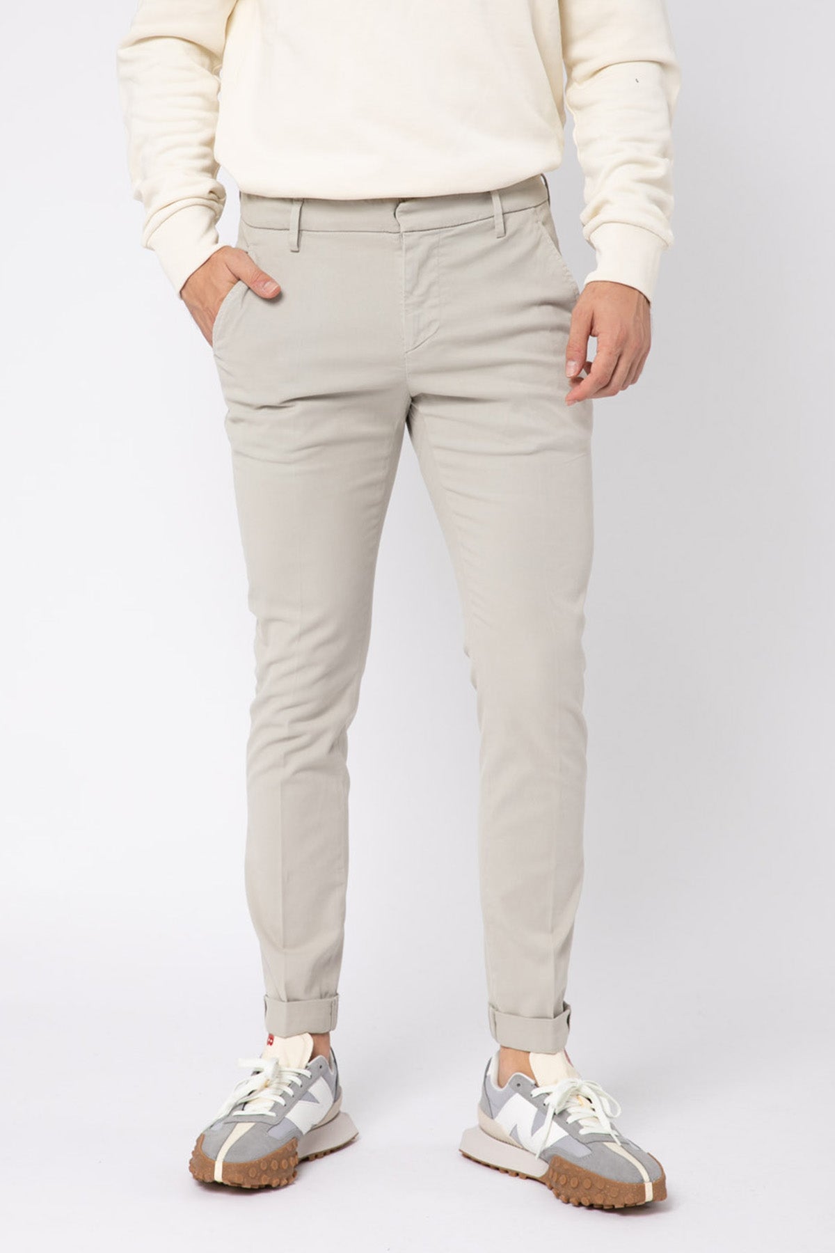 Dondup Slim Fit Yandan Cepli Streç Pantolon