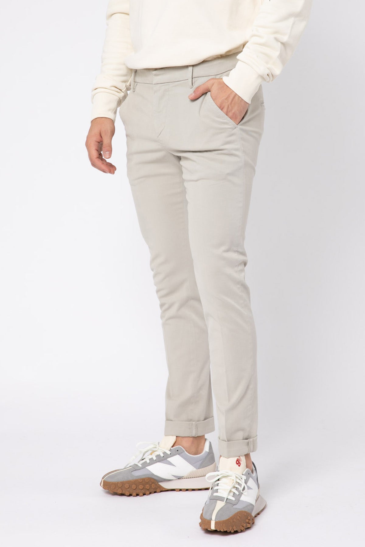 Dondup Slim Fit Yandan Cepli Streç Pantolon