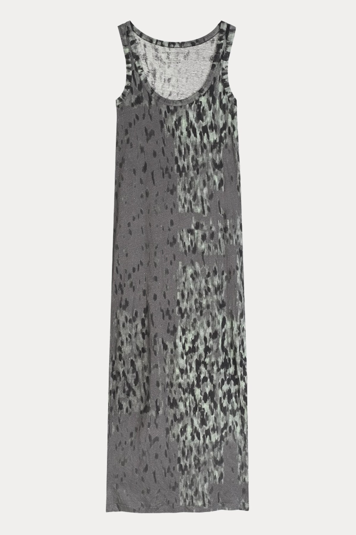 Majestic Streç Ketenli Midi Elbise-Libas Trendy Fashion Store