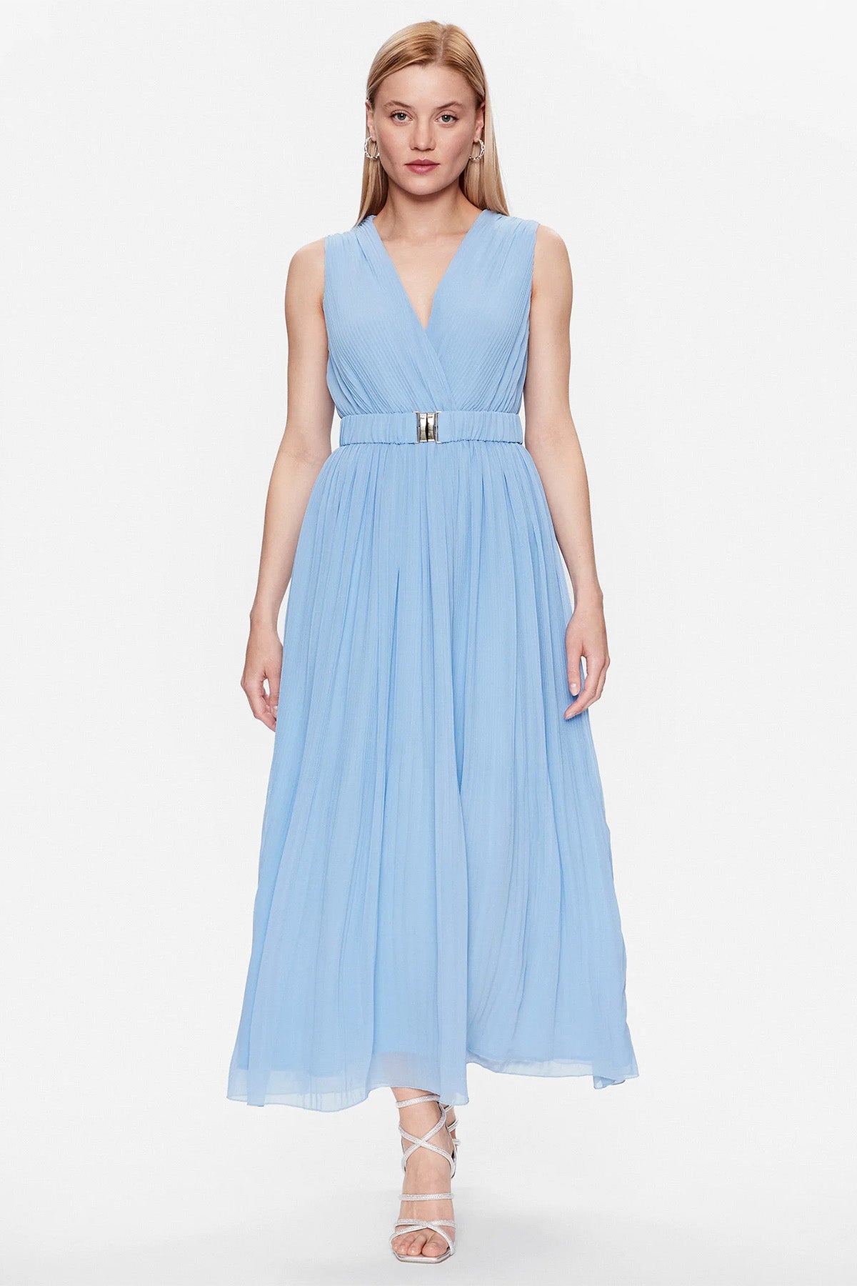 Liu Jo Kemerli Piliseli Abiye Elbise-Libas Trendy Fashion Store