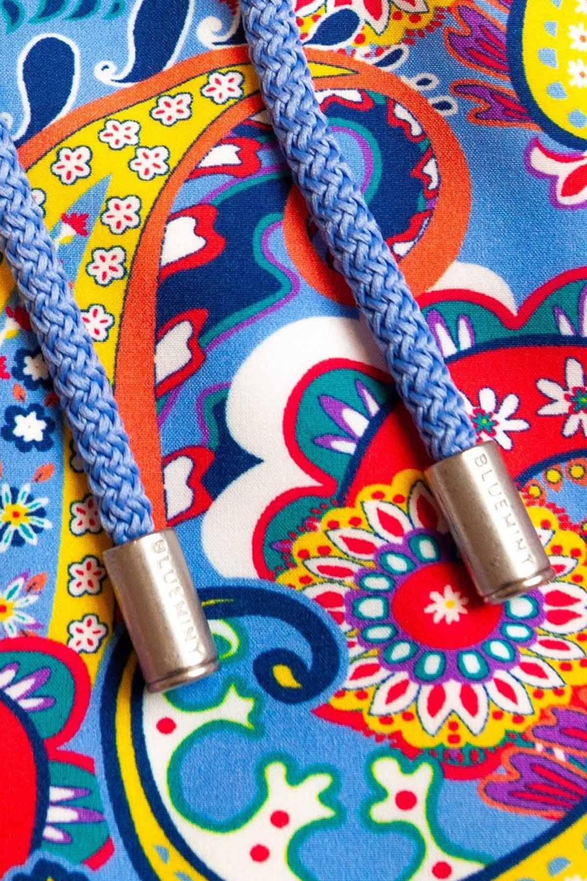 Bluemint Arthus Stretch Provence Paisley Şort Mayo-Libas Trendy Fashion Store