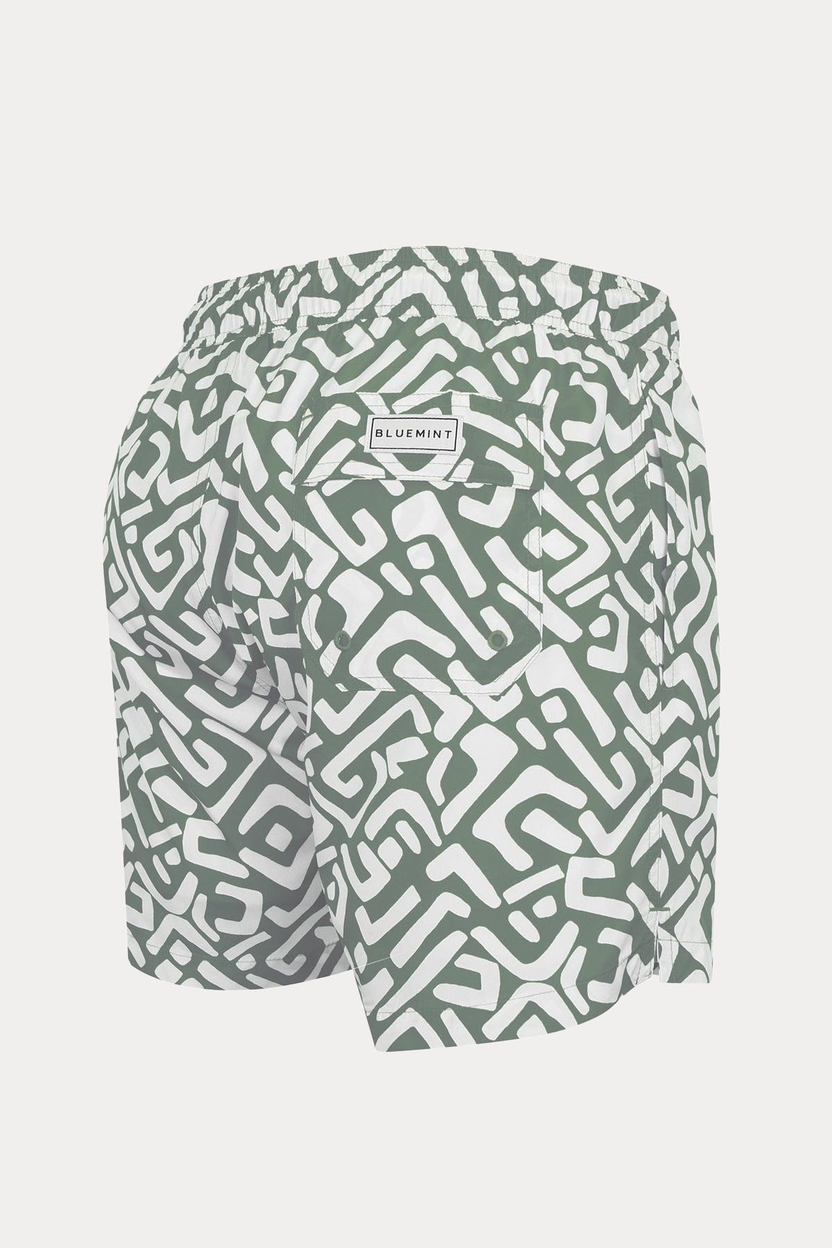 Bluemint Logan Grey Outline Şort Mayo-Libas Trendy Fashion Store