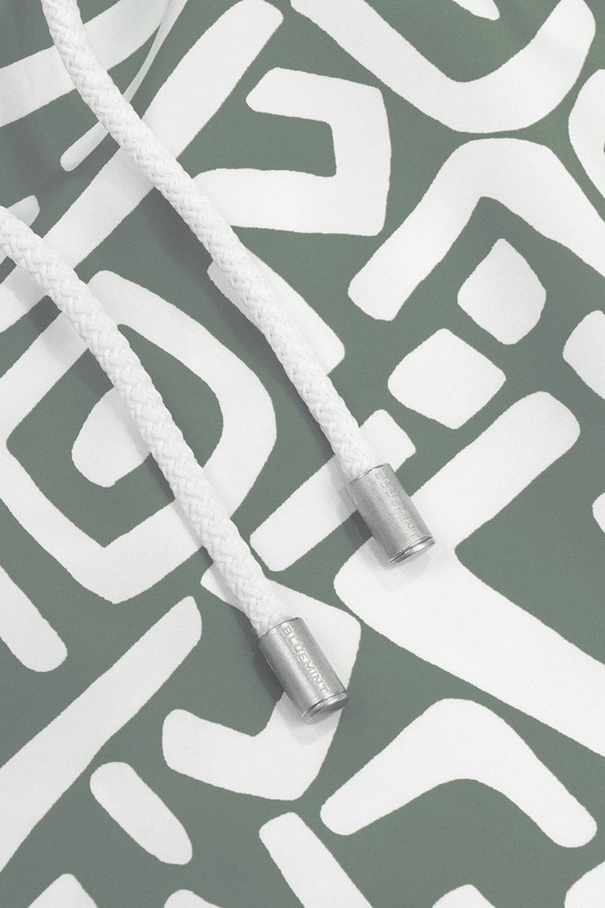 Bluemint Logan Grey Outline Şort Mayo-Libas Trendy Fashion Store