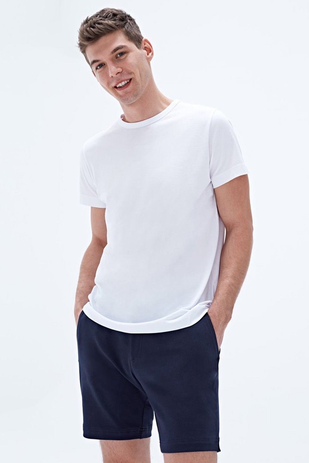 Bluemint Brodi Tailored Fit Penye Şort-Libas Trendy Fashion Store