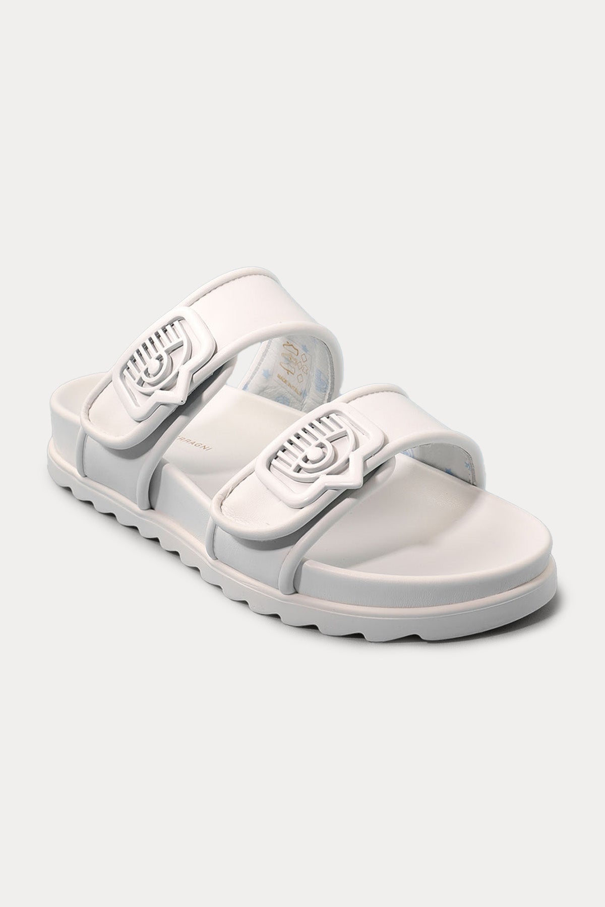 Chiara Ferragni Cırt Cırt Bantlı Logolu Terlik