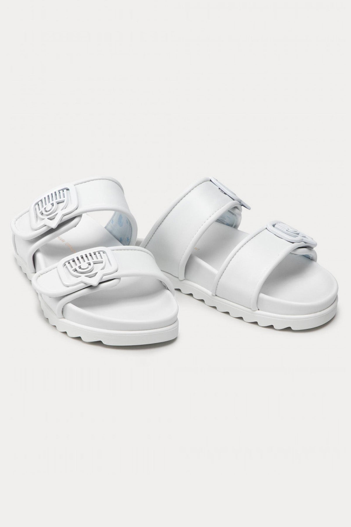 Chiara Ferragni Cırt Cırt Bantlı Logolu Terlik