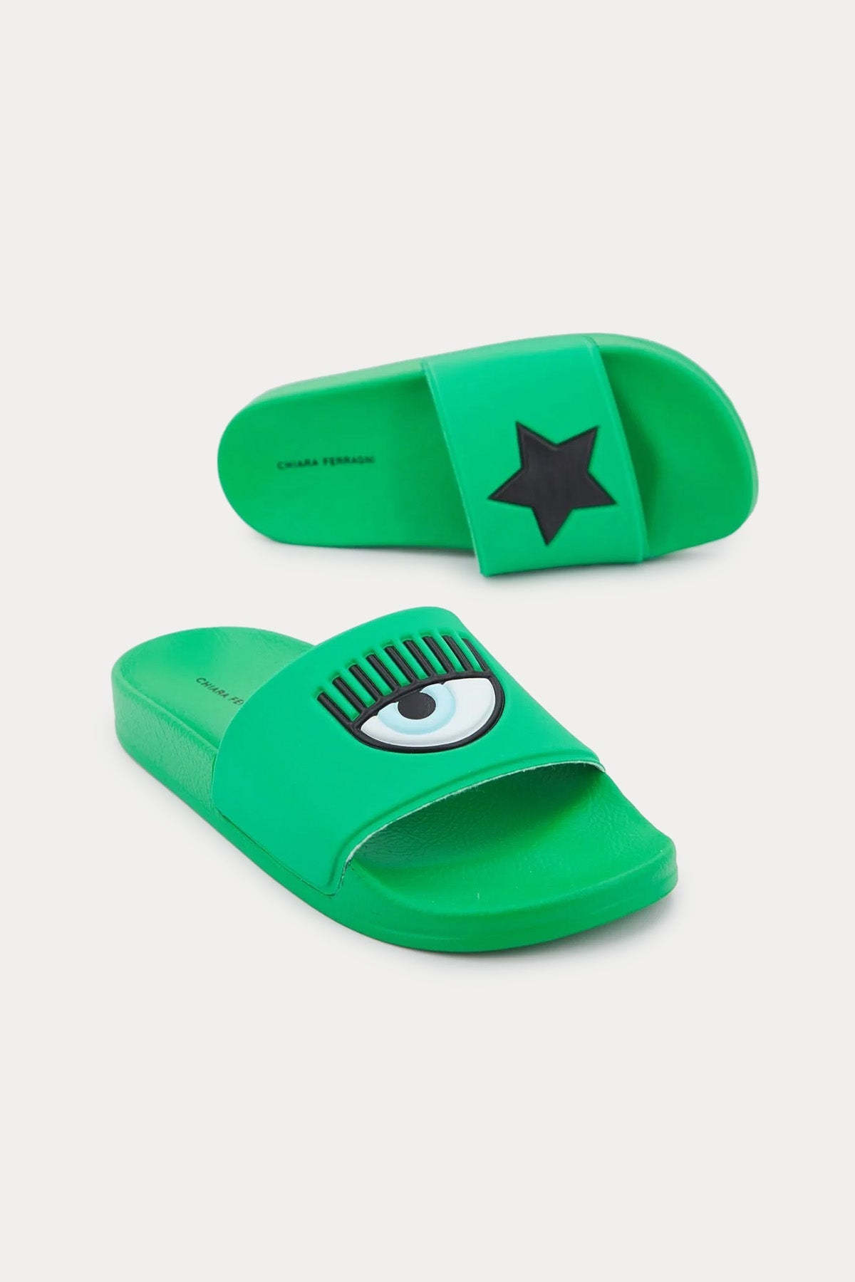 Chiara Ferragni Flirting Göz Logolu Terlik