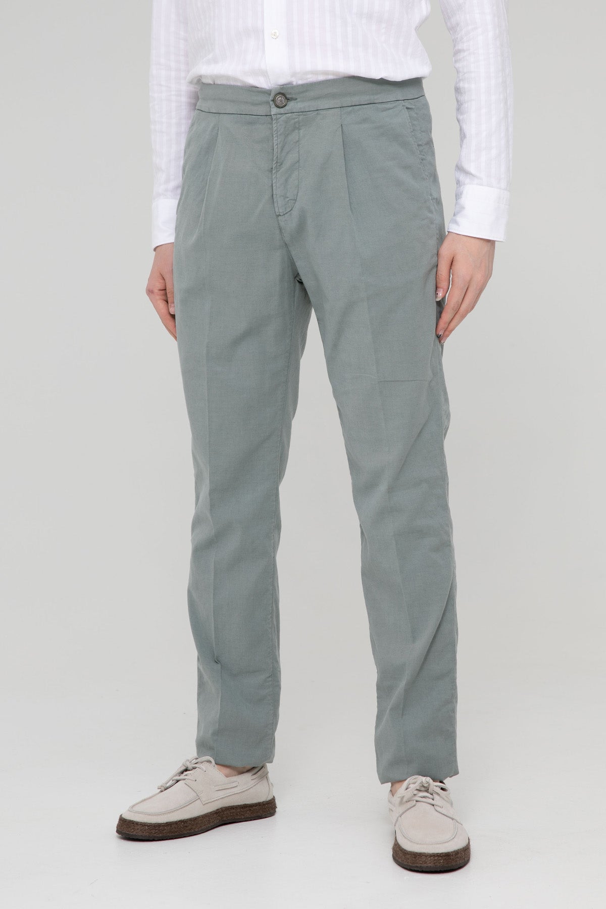 Richard J. Brown Caprera Slim Regular Fit Pileli Pantolon-Libas Trendy Fashion Store