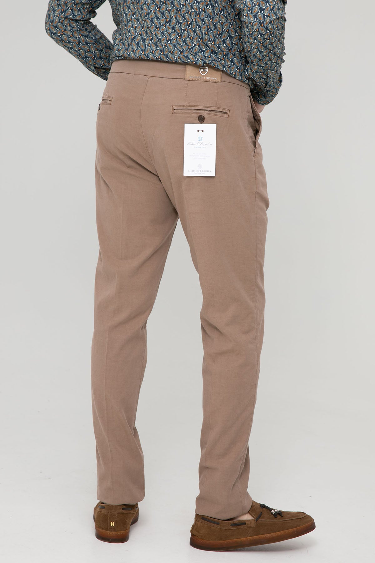 Richard J. Brown Caprera Slim Regular Fit Pileli Pantolon-Libas Trendy Fashion Store