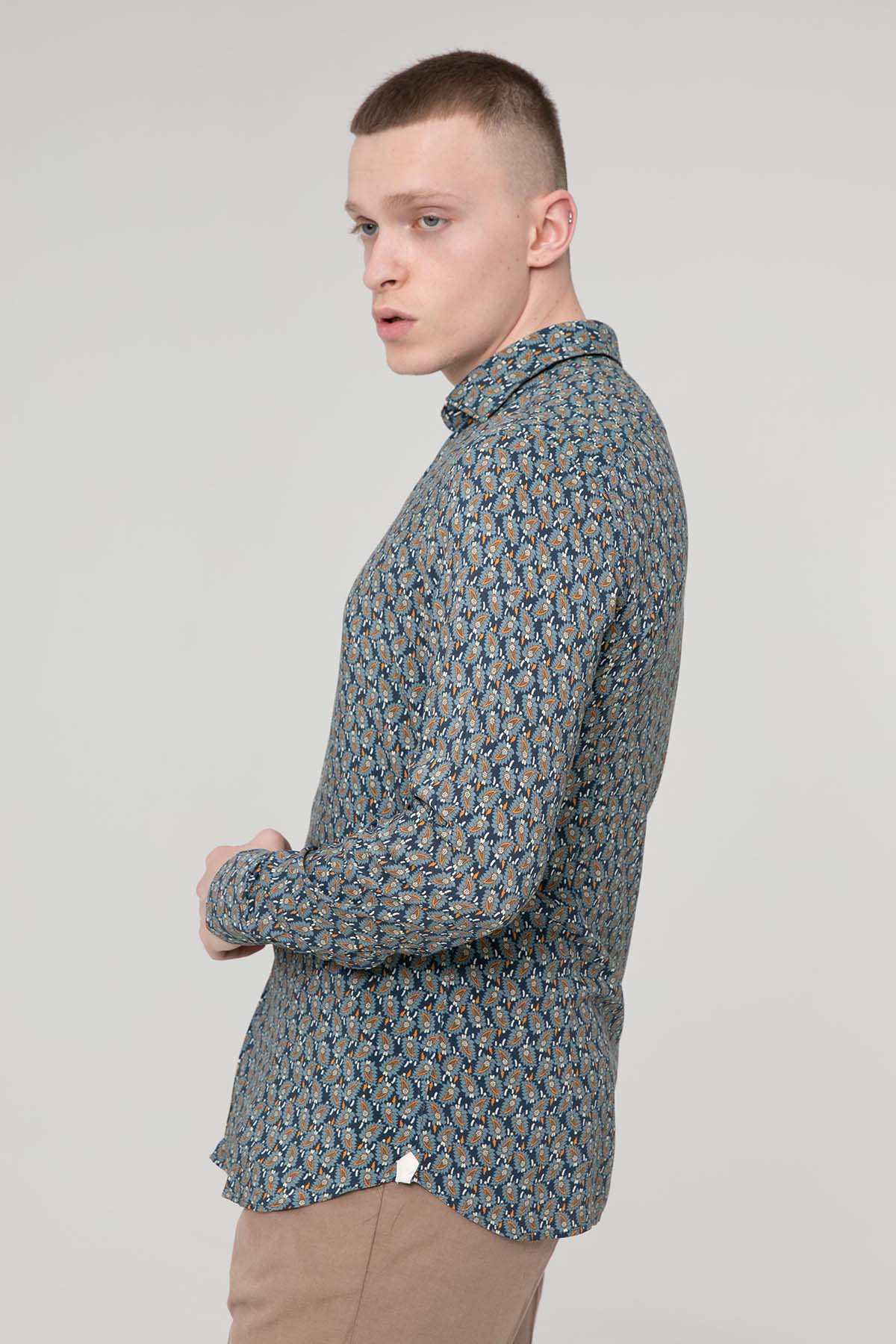 Tintoria Mattei Regular Fit İtalyan Yaka Gömlek-Libas Trendy Fashion Store