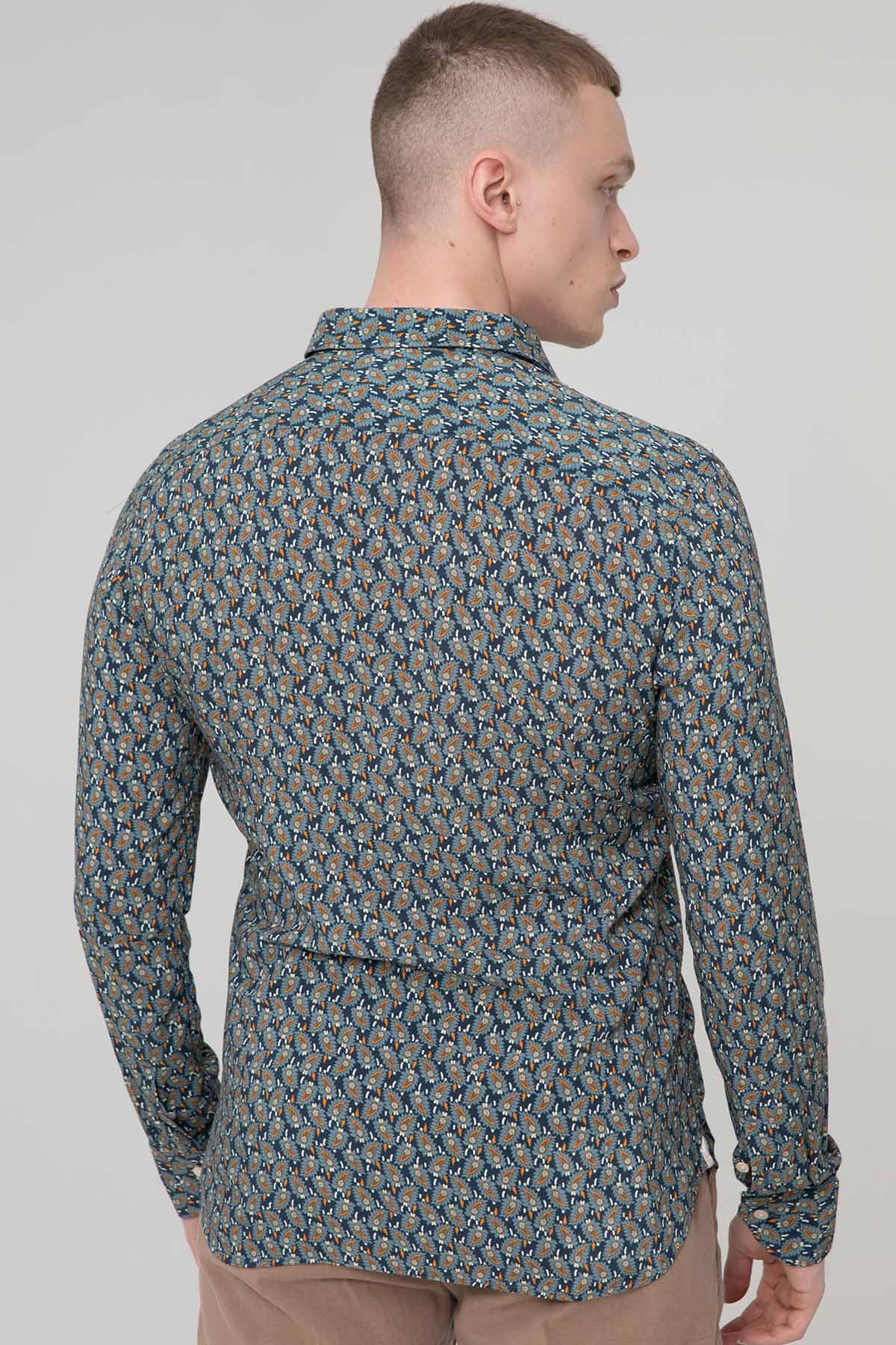 Tintoria Mattei Regular Fit İtalyan Yaka Gömlek-Libas Trendy Fashion Store