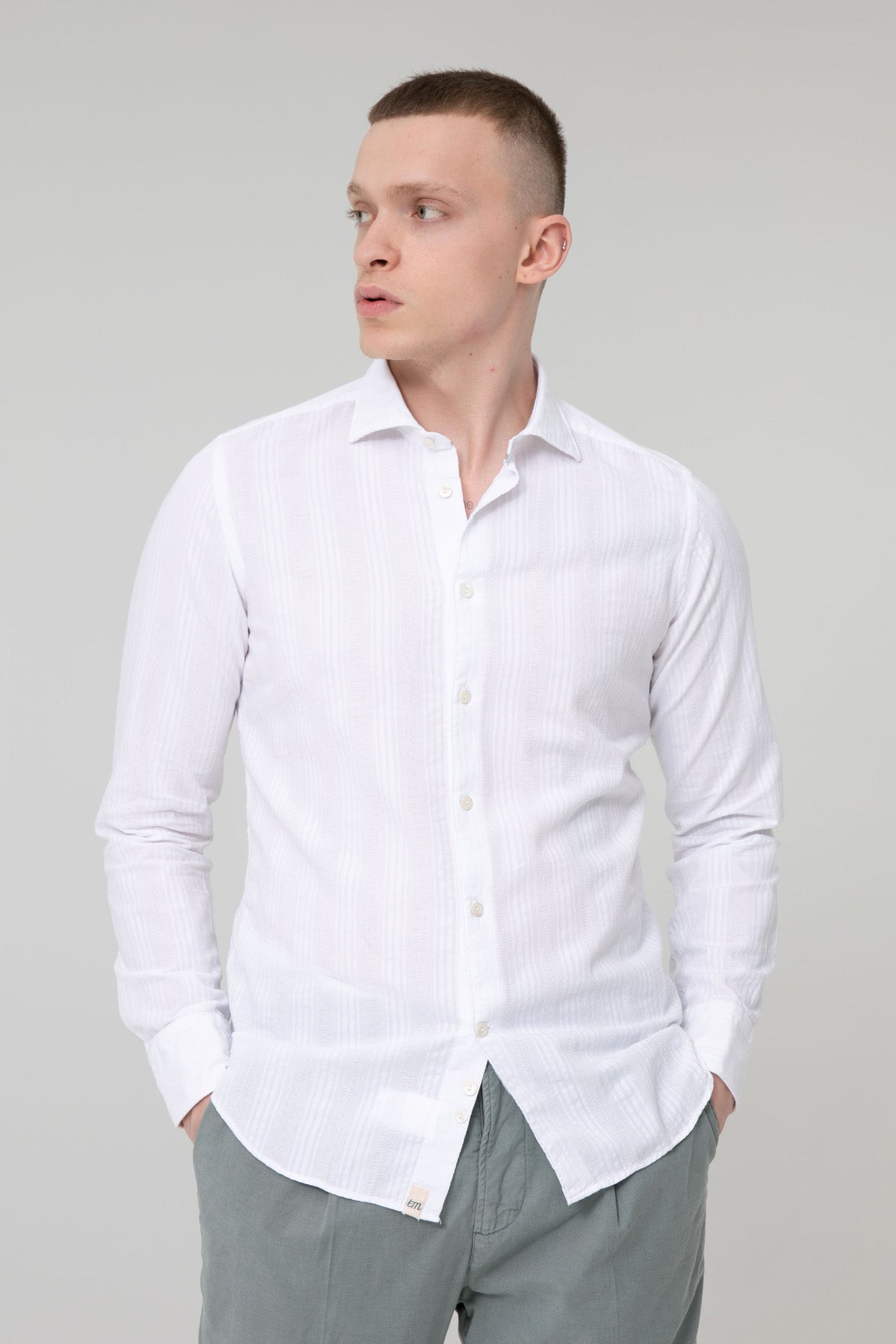 Tintoria Mattei İtalyan Yaka Slim Fit Gömlek-Libas Trendy Fashion Store