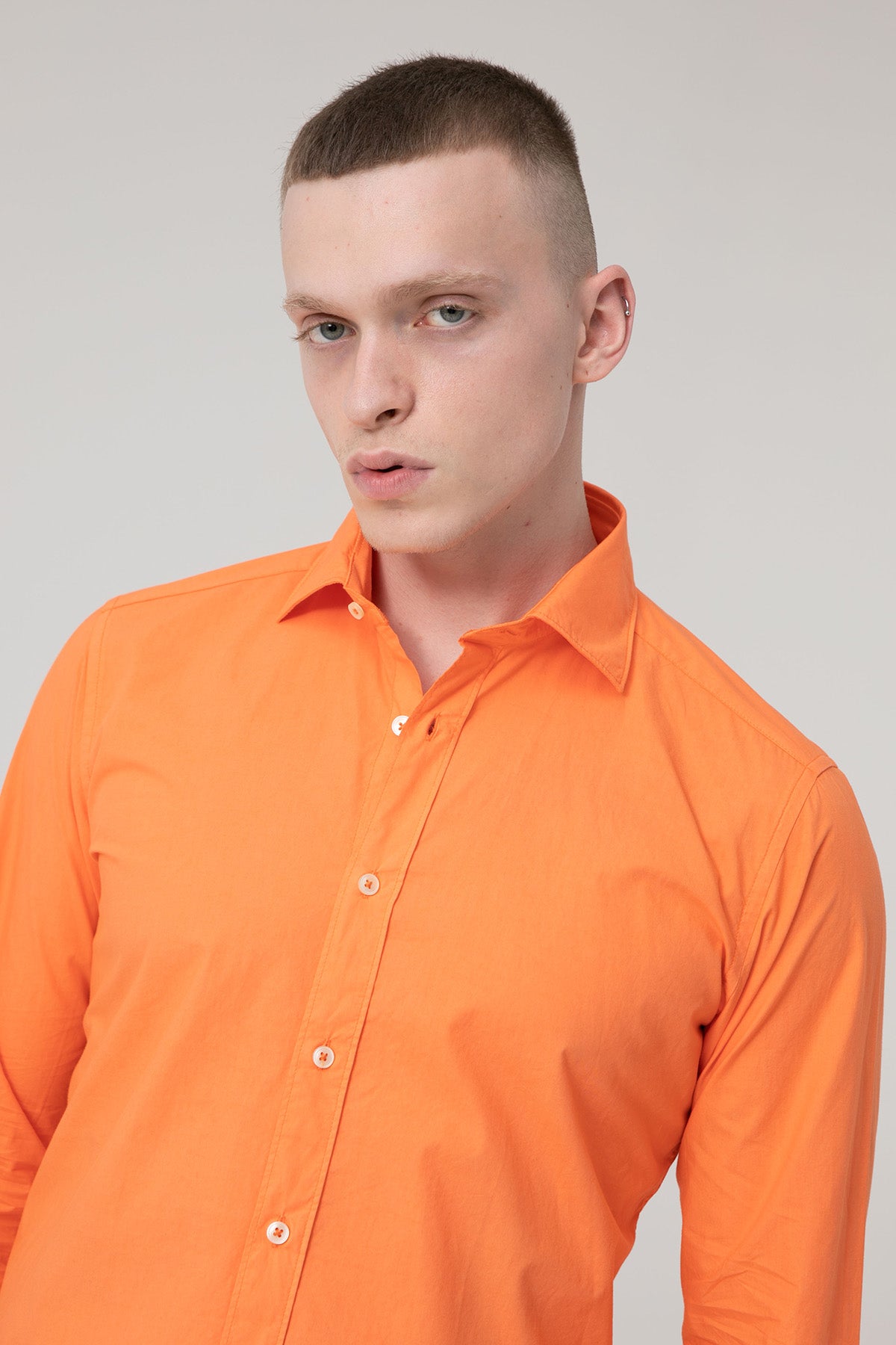 Tintoria Mattei Regular Fit İtalyan Yaka Gömlek-Libas Trendy Fashion Store