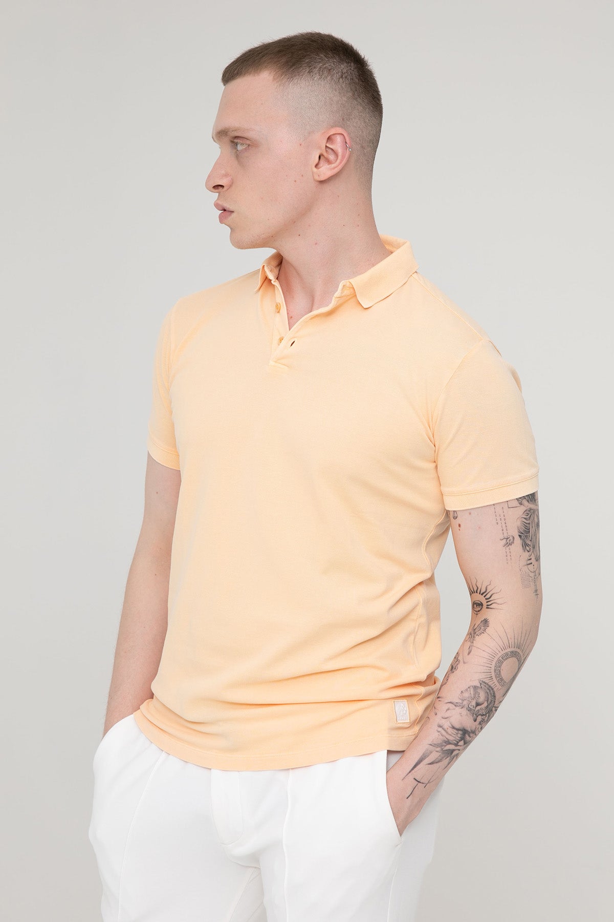 Fradi Streç Polo Yaka T-shirt