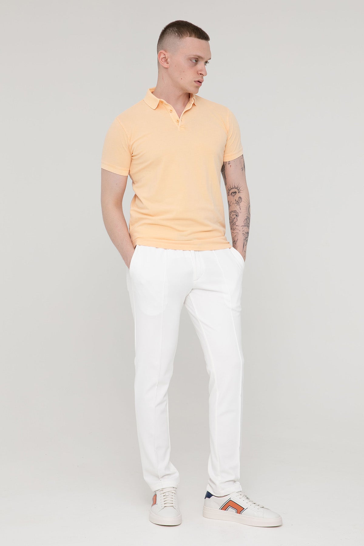 Fradi Streç Polo Yaka T-shirt