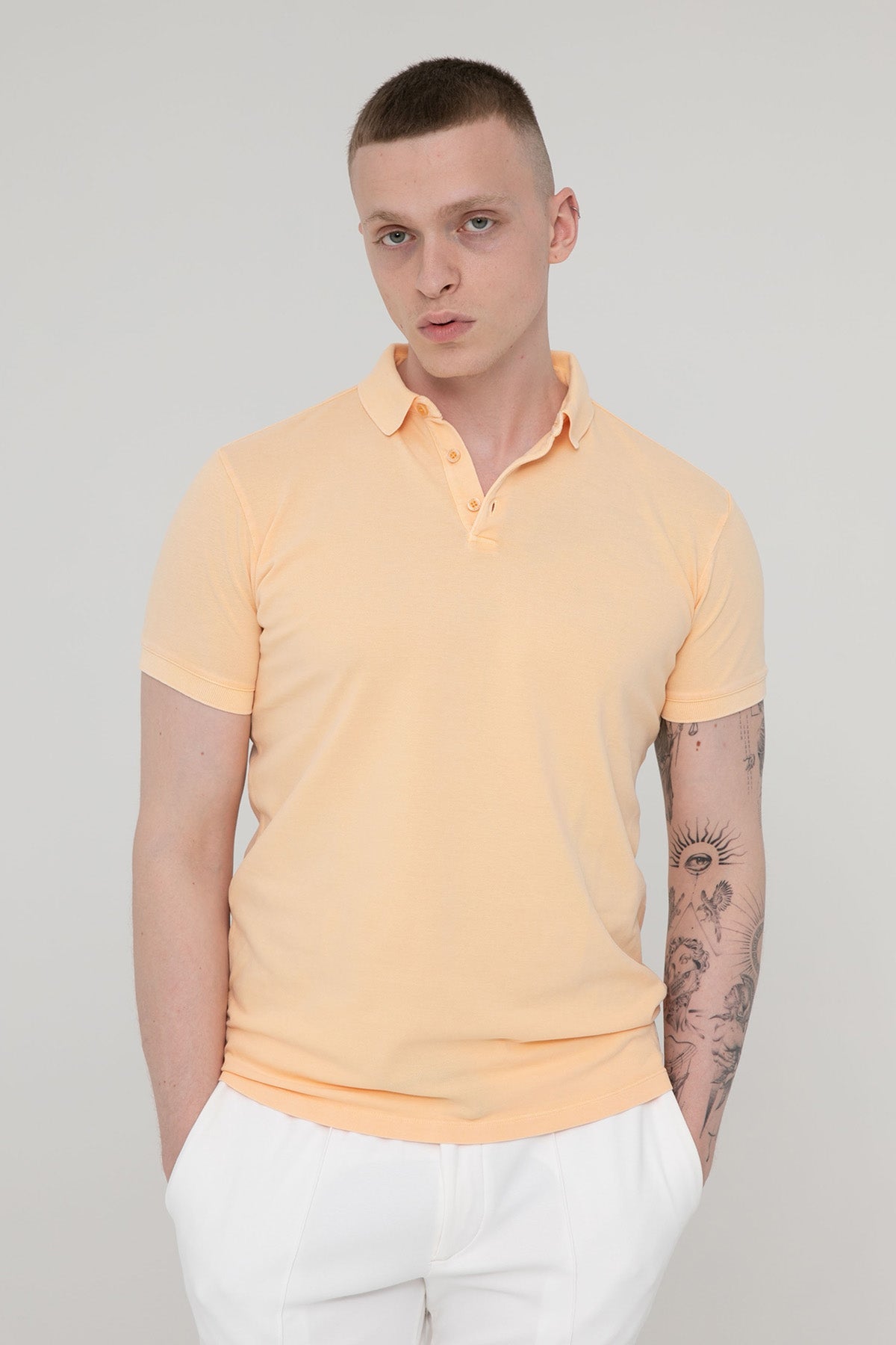 Fradi Streç Polo Yaka T-shirt