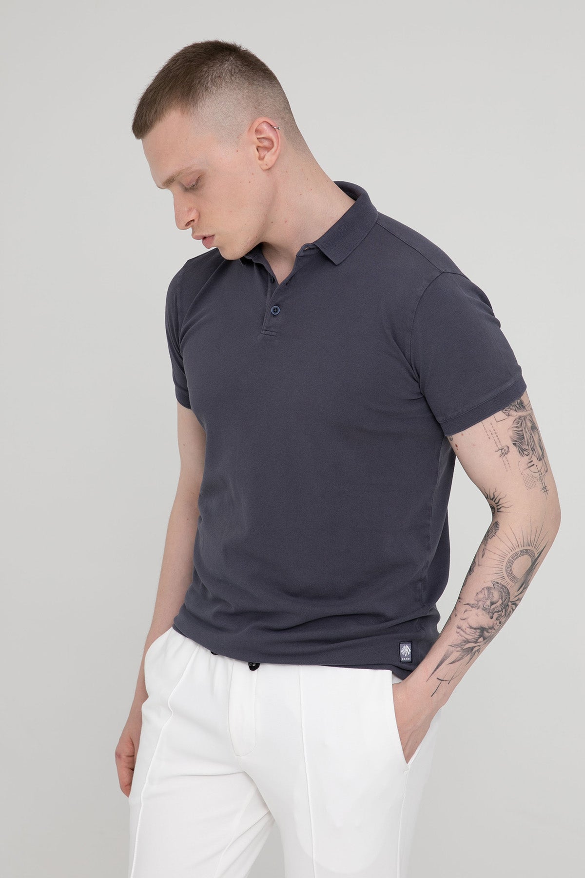 Fradi Streç Polo Yaka T-shirt-Libas Trendy Fashion Store