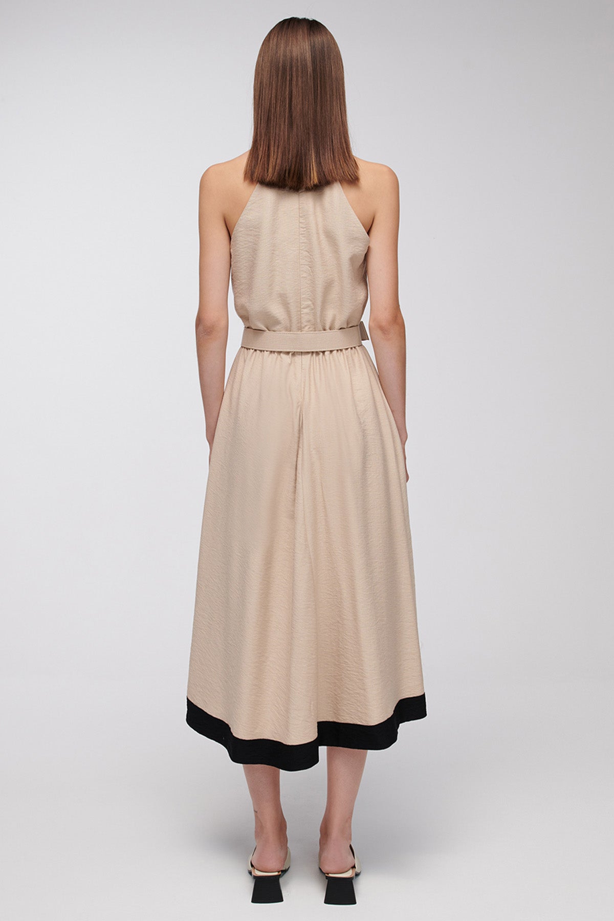 Stelios Koudounaris Midi Abiye Elbise-Libas Trendy Fashion Store