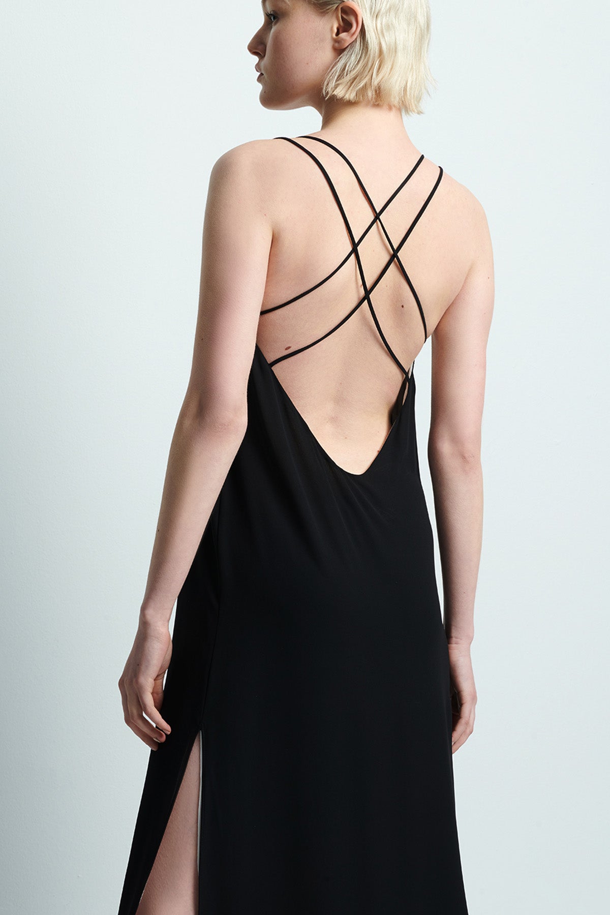 Stelios Koudounaris Sırt Dekolteli Maxi Abiye Elbise-Libas Trendy Fashion Store