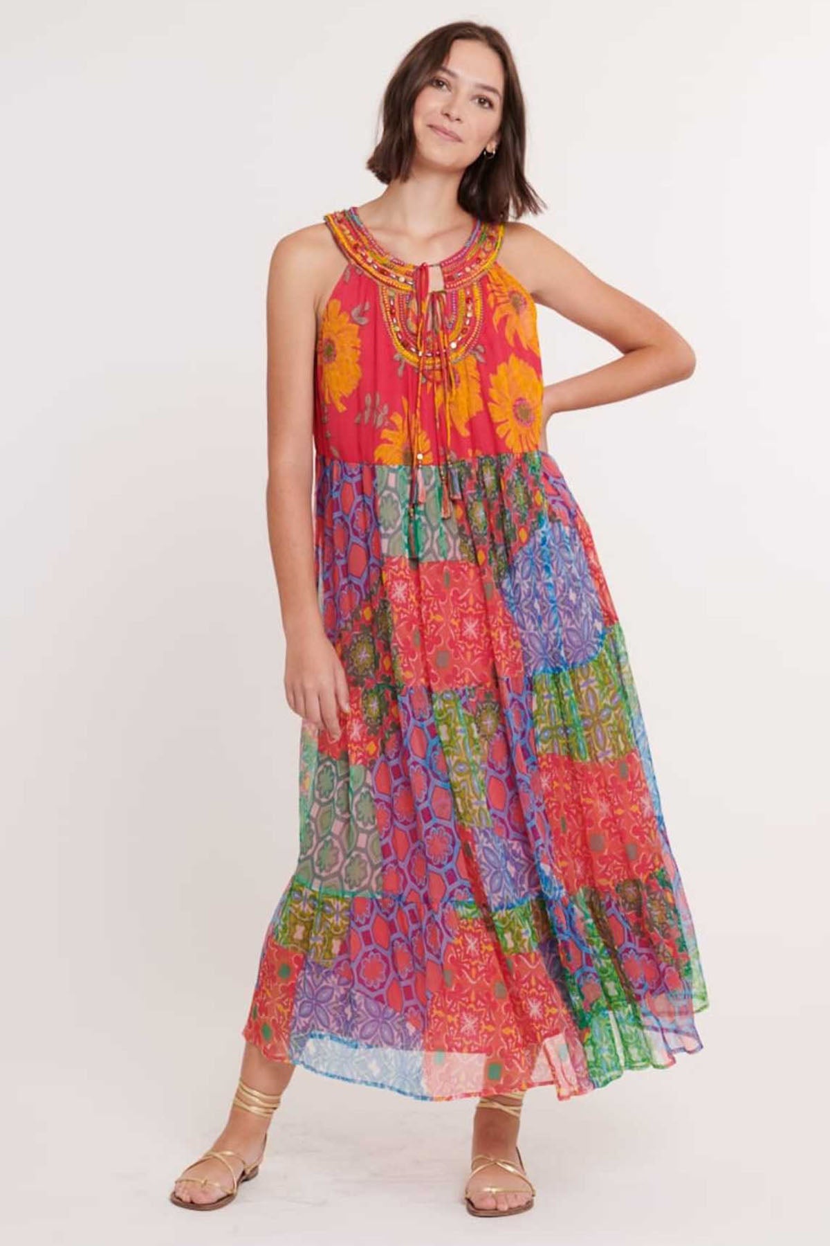 Rene Derhy Celeridad Maxi Elbise-Libas Trendy Fashion Store