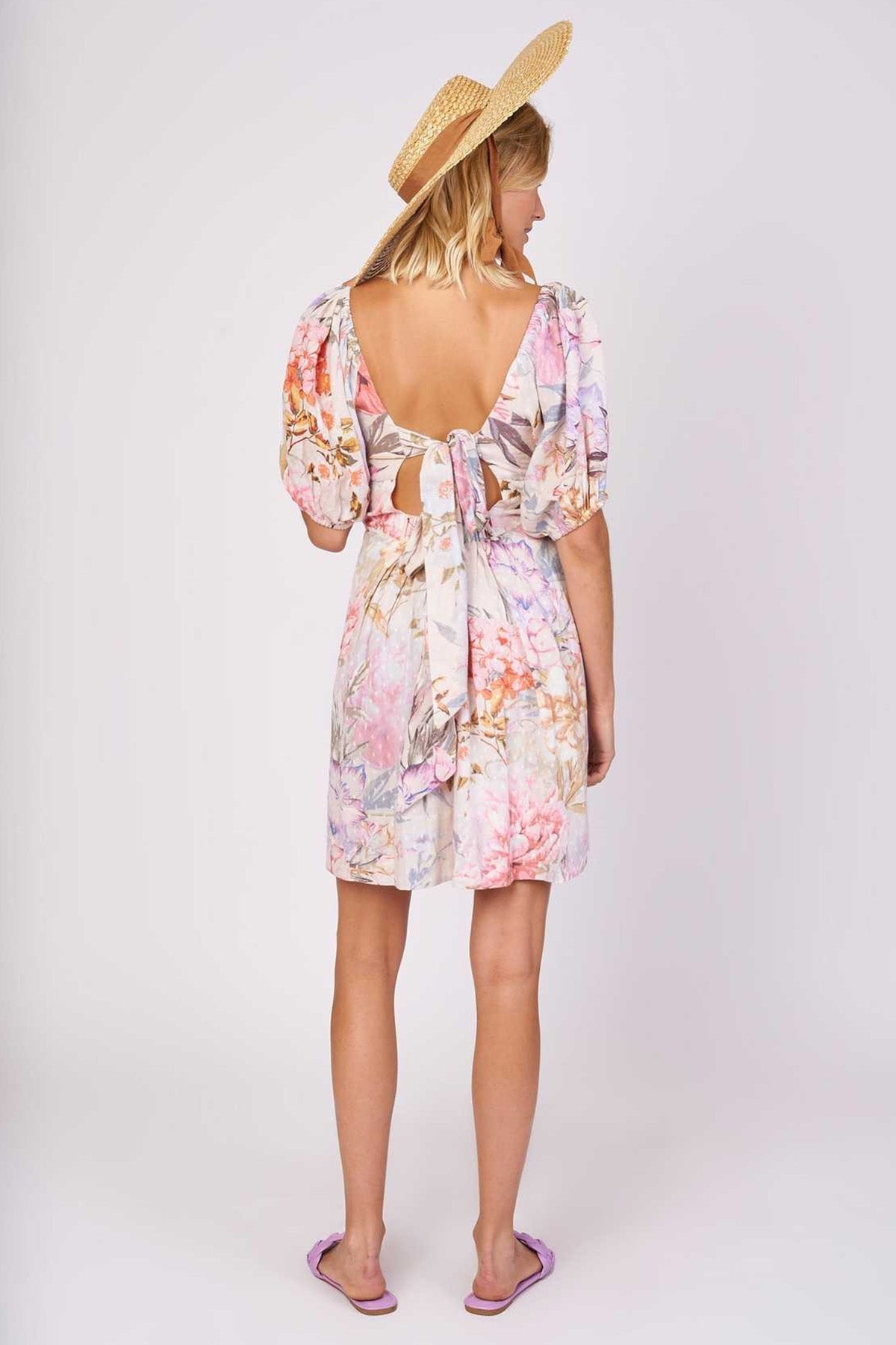 Rene Derhy Cabezota Çiçek Desenli Mini Elbise