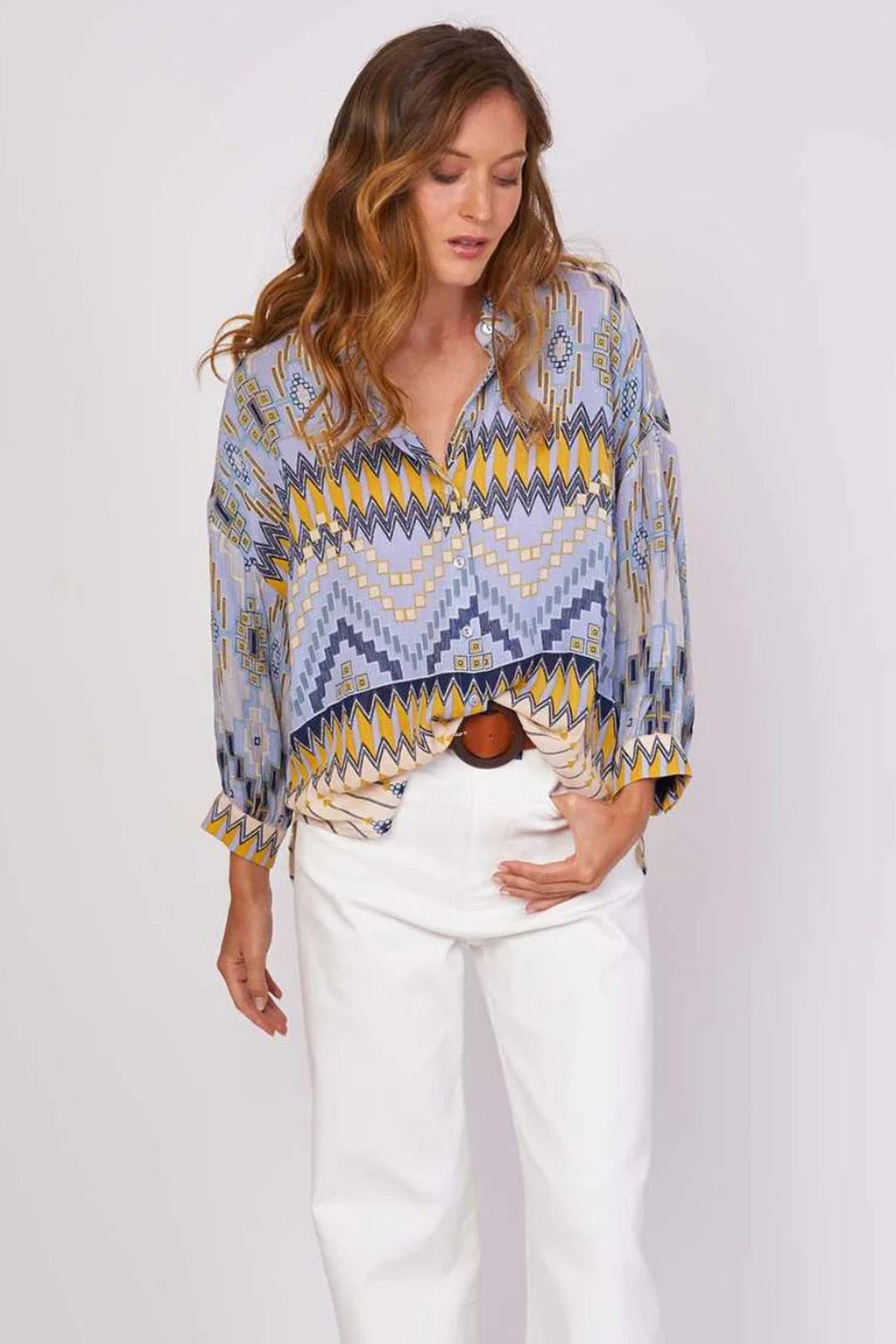 Rene Derhy Eliorette Desenli Gömlek-Libas Trendy Fashion Store