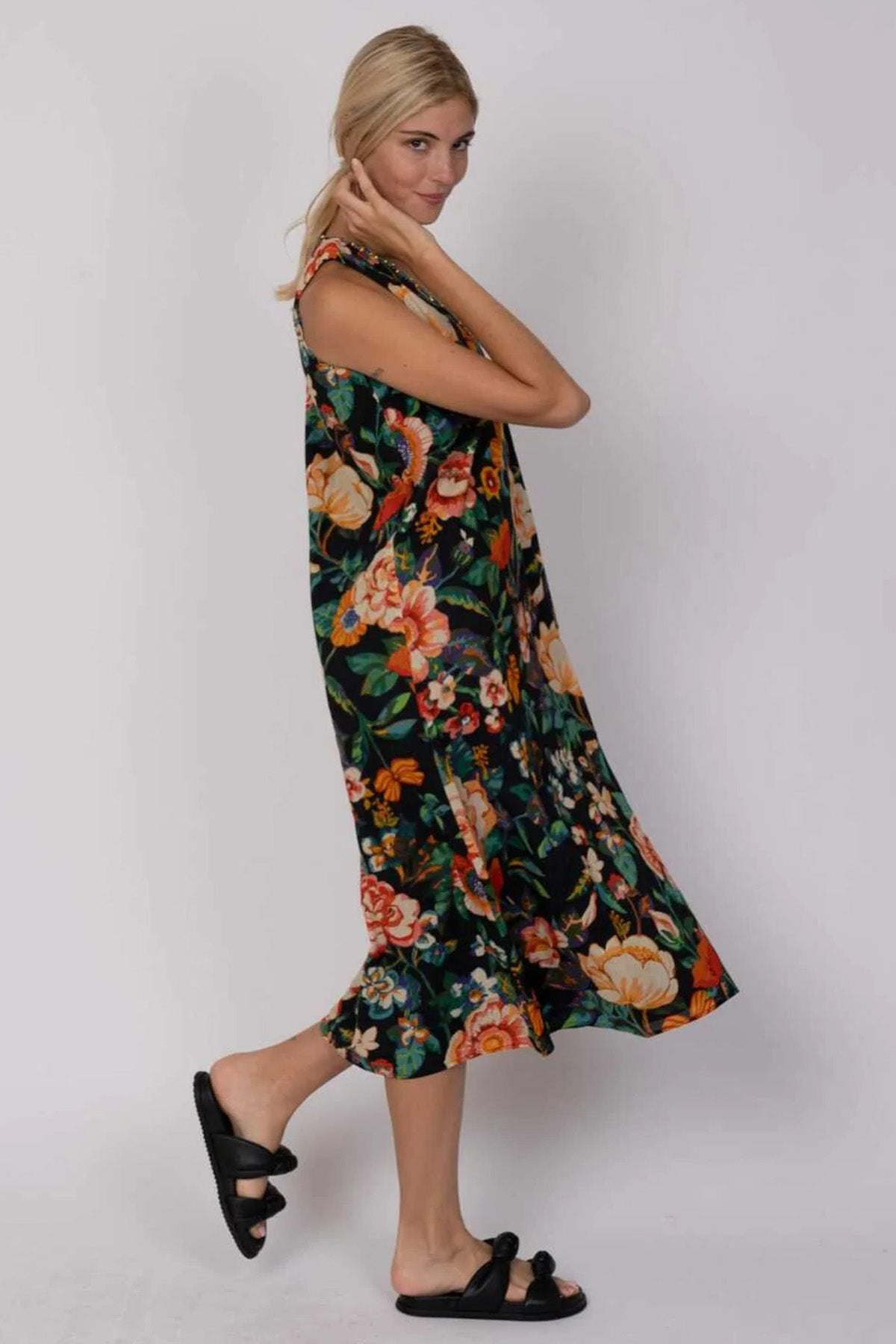 Rene Derhy Cabacero Midi Elbise-Libas Trendy Fashion Store