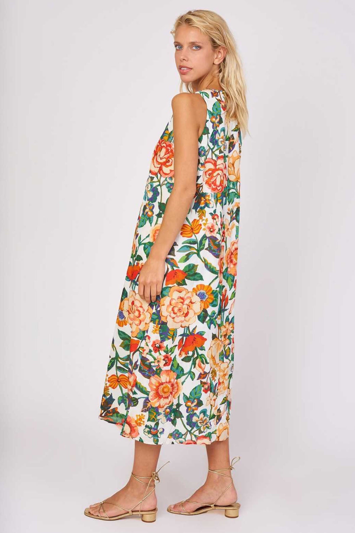 Rene Derhy Cabacero Midi Elbise-Libas Trendy Fashion Store