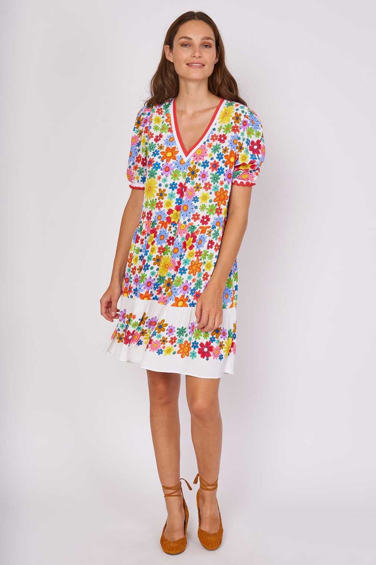 Rene Derhy Constance V Yaka Dizüstü Elbise-Libas Trendy Fashion Store